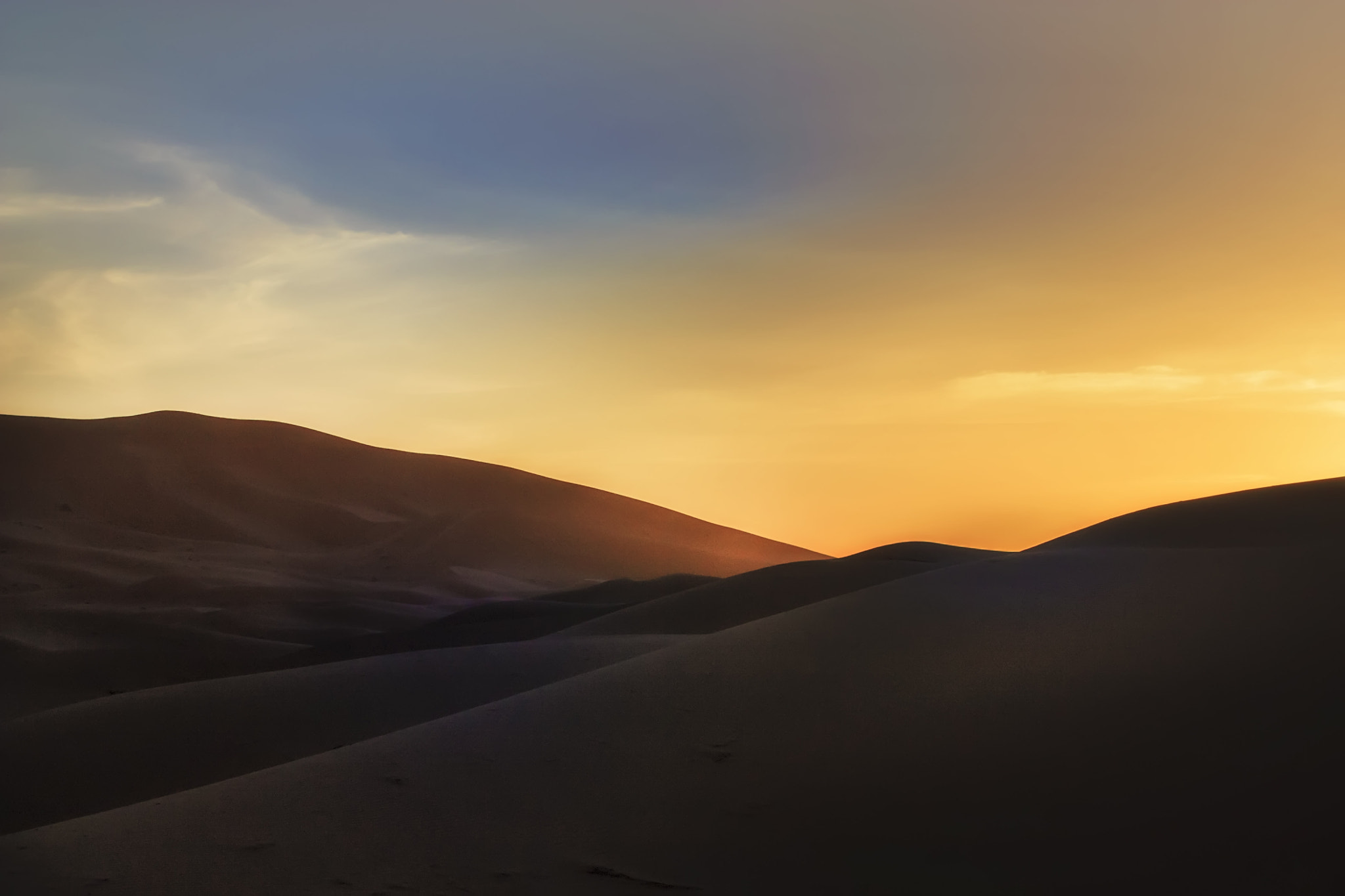Canon EF 70-300mm F4-5.6L IS USM sample photo. Amanecer en el sahara photography