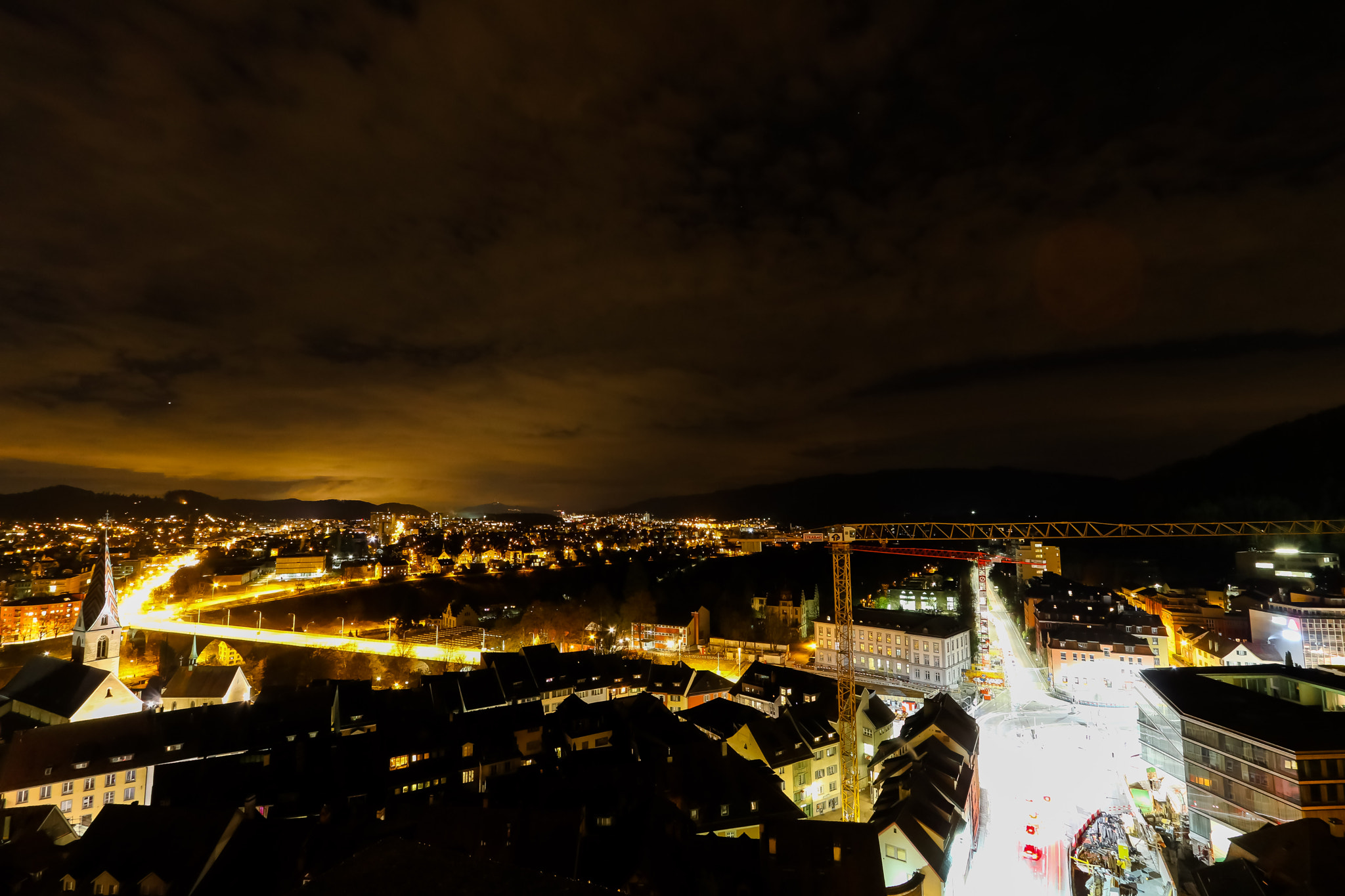 Canon EF-S 10-22mm F3.5-4.5 USM sample photo. Baden by night photography