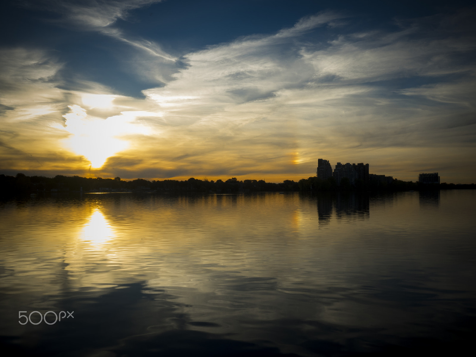 Olympus OM-D E-M1 sample photo. Autumn sunset photography
