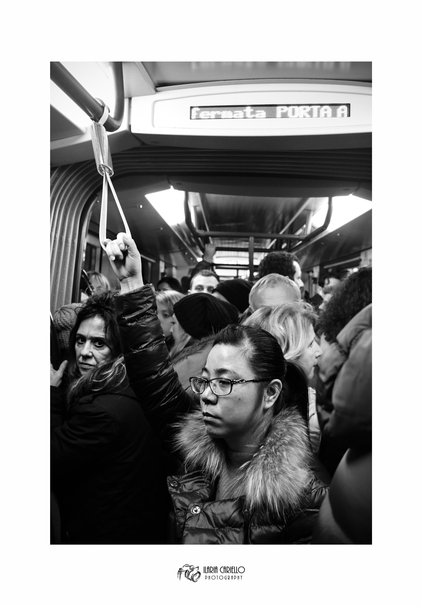 Canon EF-S 24mm F2.8 STM sample photo. - caos in tram. photography