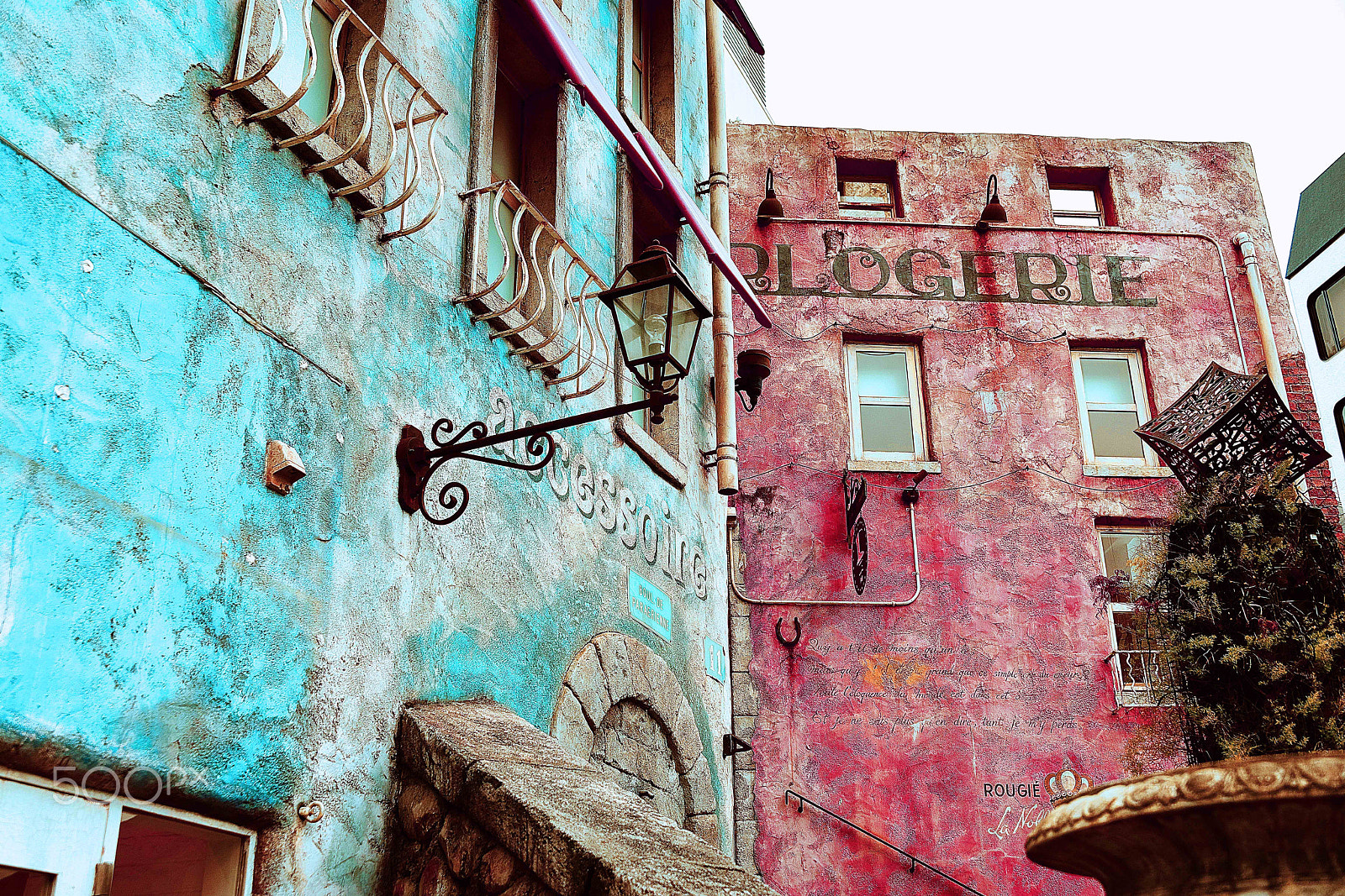 Nikon D800E sample photo. Funny color street corner photography