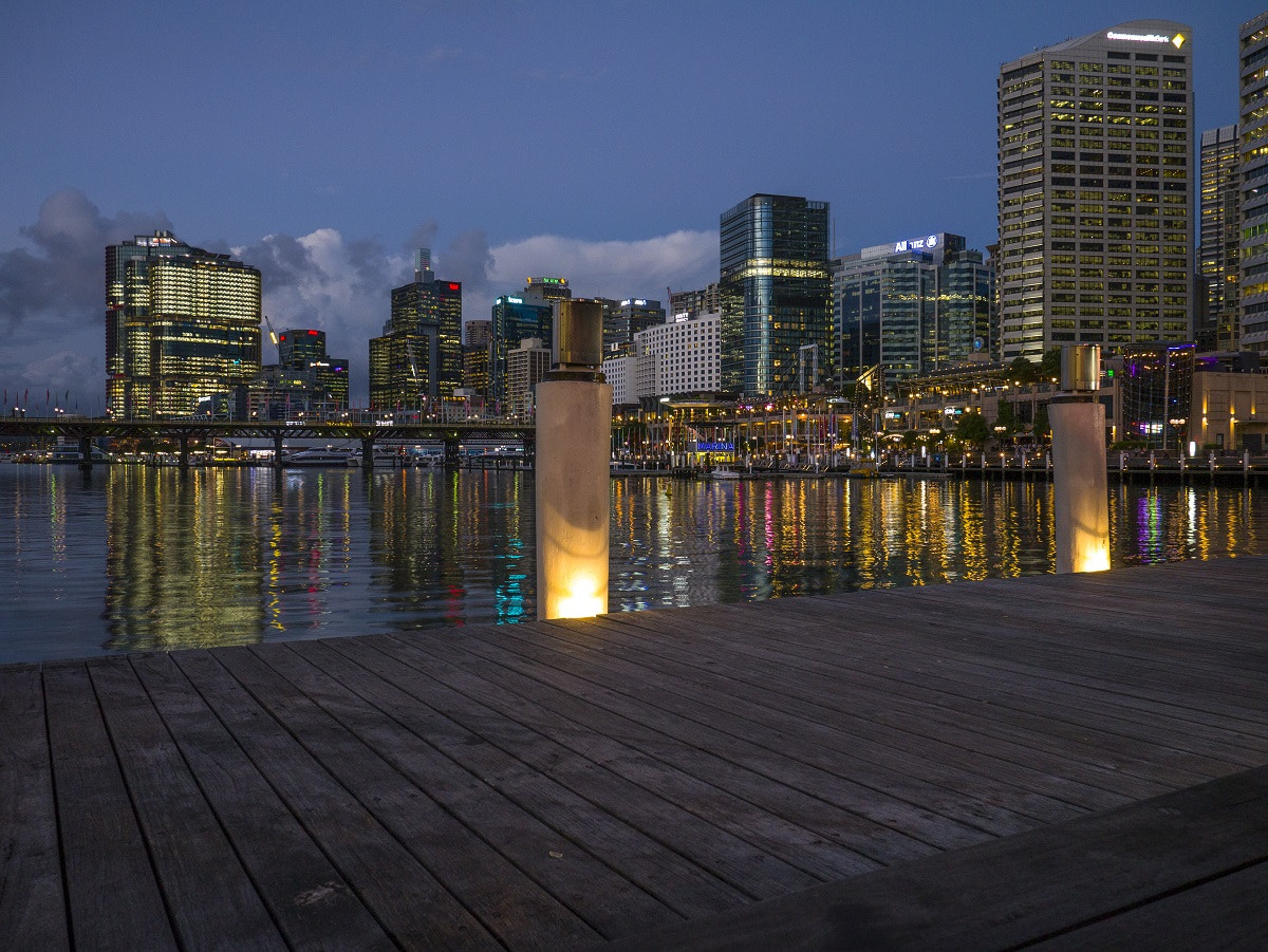 Panasonic Lumix DMC-GX1 sample photo. Evening sydney photography