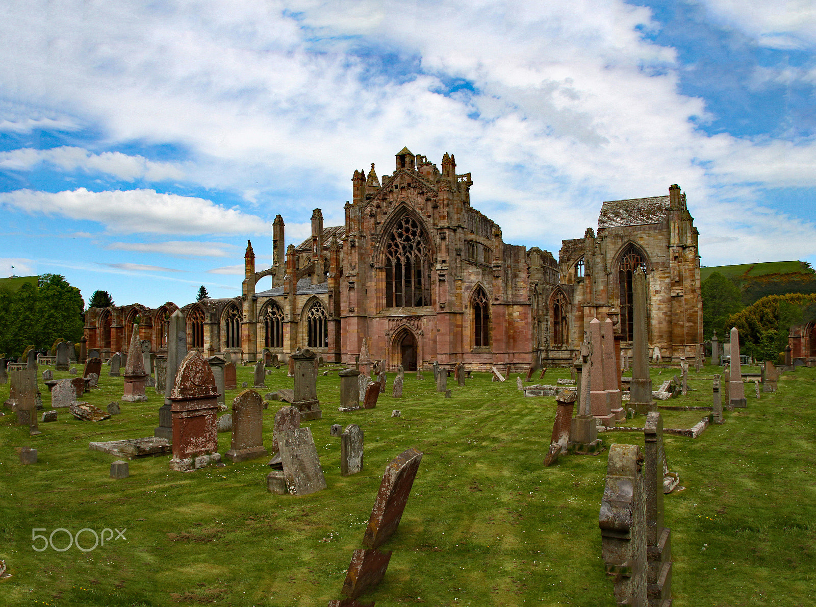 Sigma 18-200mm f/3.5-6.3 DC OS sample photo. Melrose abbey photography