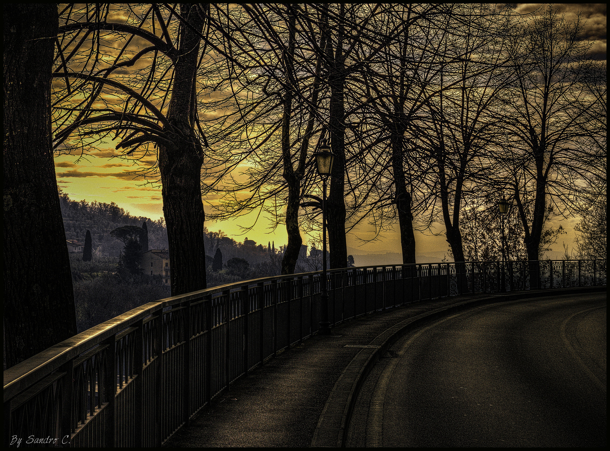 Canon EF 24-105mm F3.5-5.6 IS STM sample photo. Tramonto in curva photography