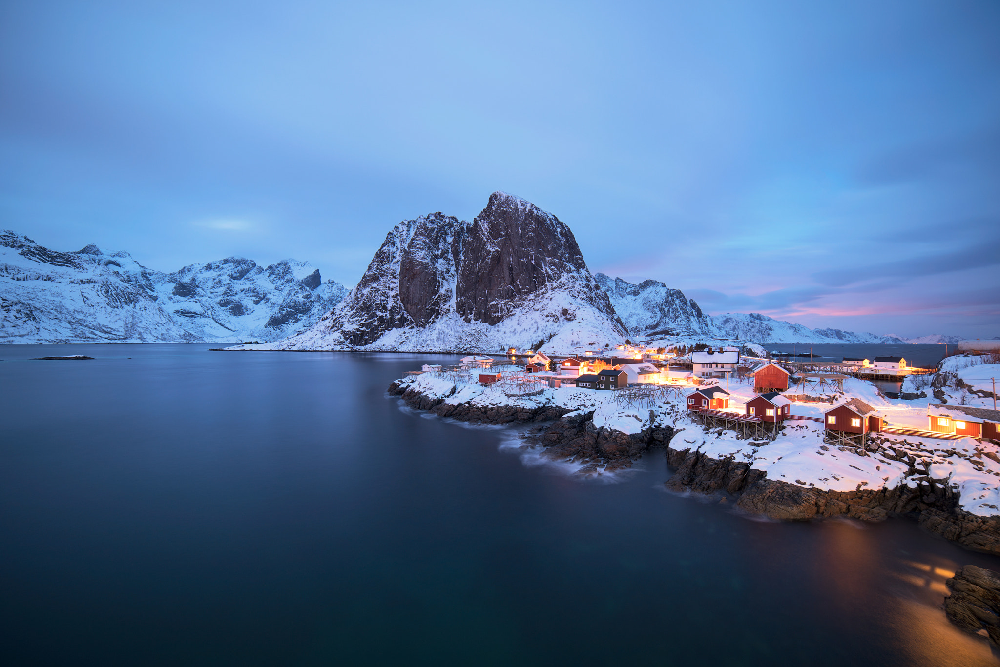 Samyang 14mm F2.8 ED AS IF UMC sample photo. Hamnoy photography