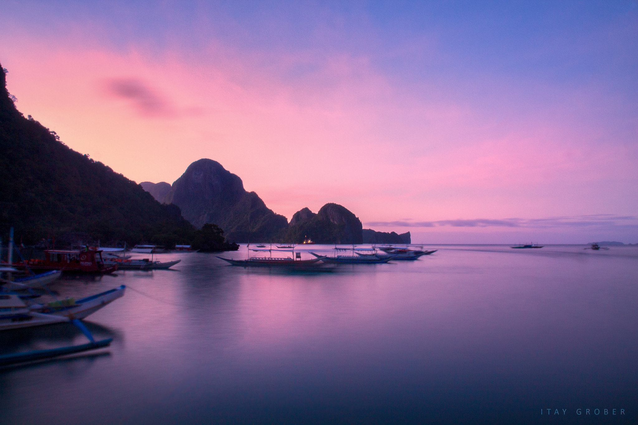 Canon EF-S 17-55mm F2.8 IS USM sample photo. Sunset at el-nido photography