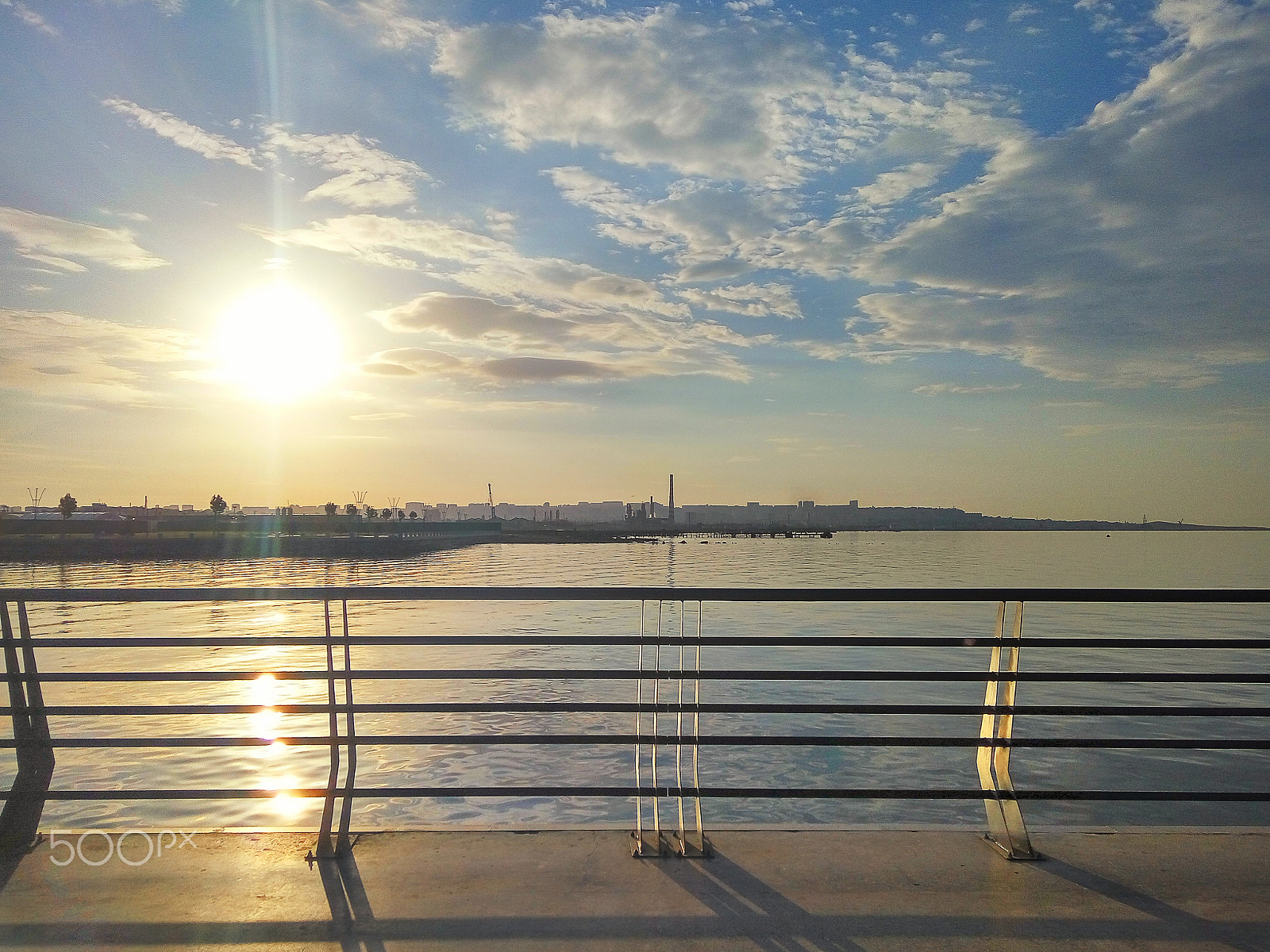 Xiaomi HM Note 2 sample photo. Panorama baku boulevard on a sunny morning photography