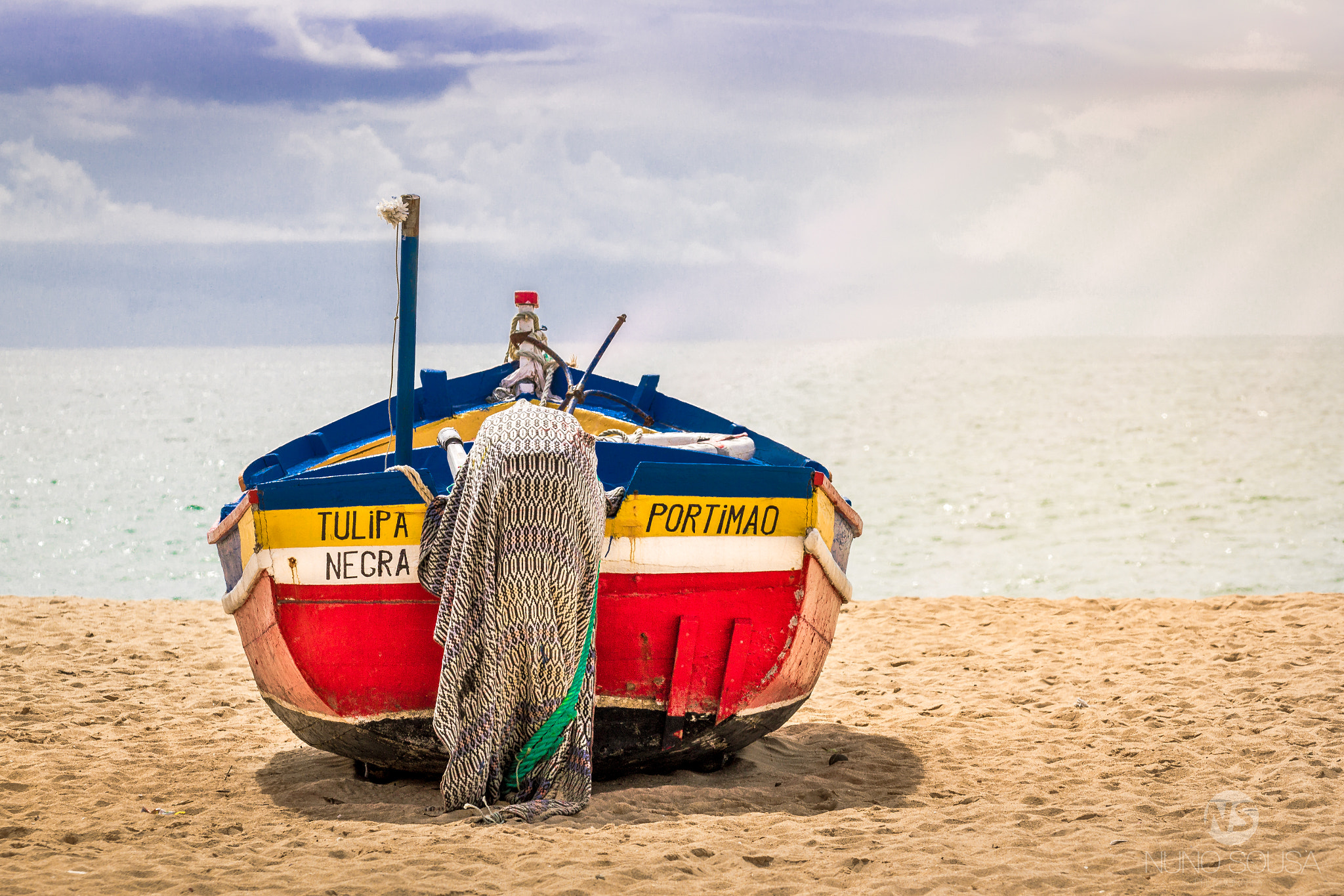 Tamron SP 35mm F1.8 Di VC USD sample photo. Fishing boat armação de pêra photography