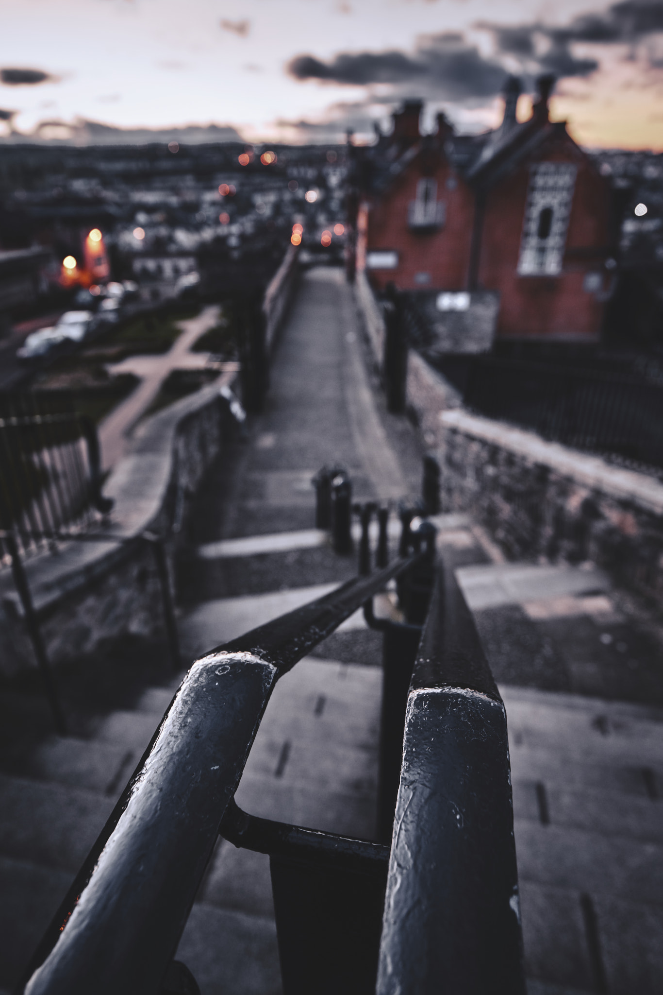 Sony a7R II + Canon EF 16-35mm F4L IS USM sample photo. Sunset at the city walls in derry photography