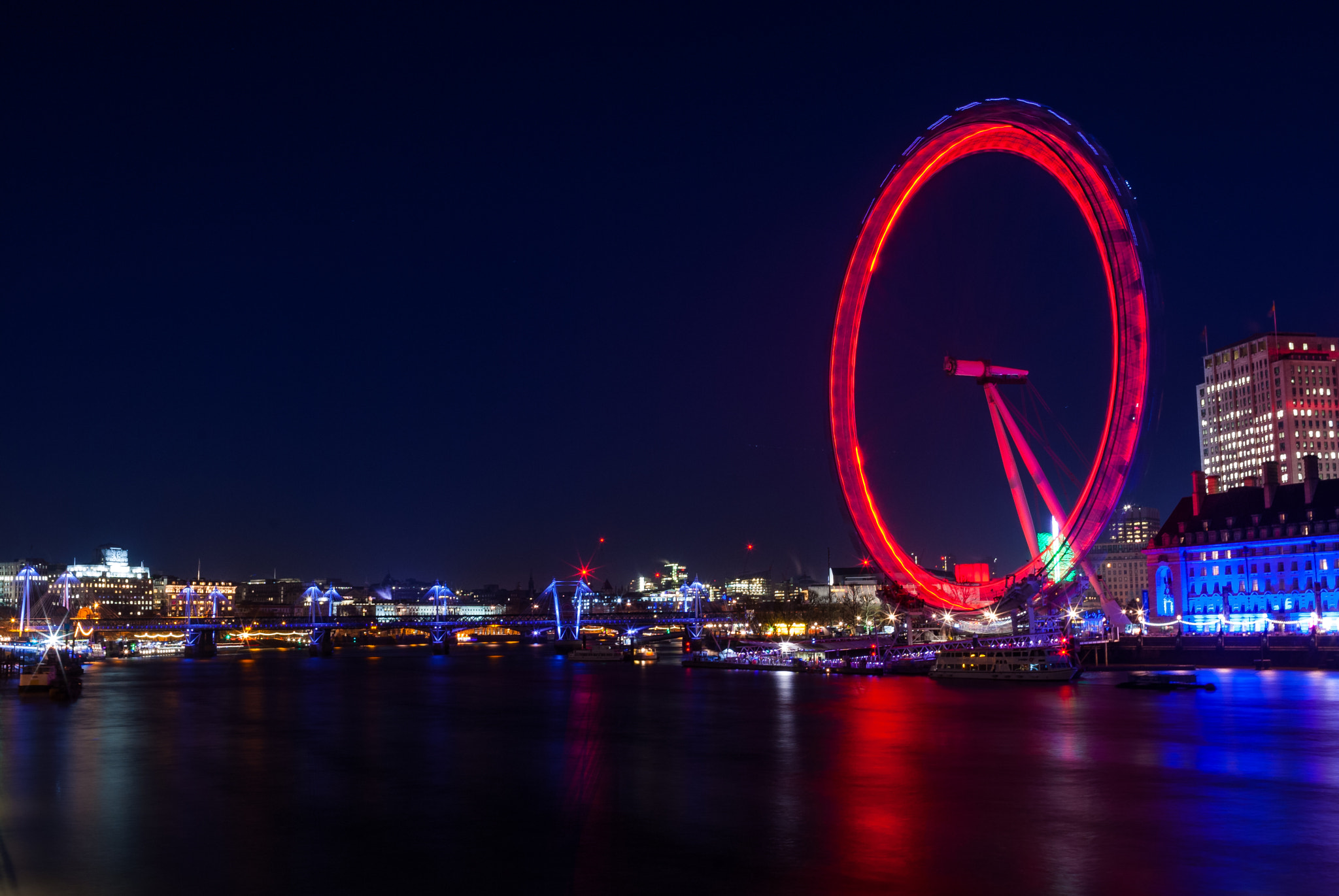 Nikon D200 sample photo. London eye photography