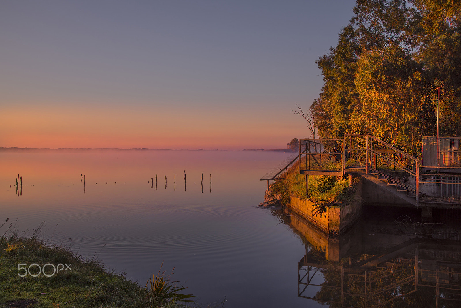 Nikon D810 + Sigma 24-105mm F4 DG OS HSM Art sample photo. Lake sunrise photography