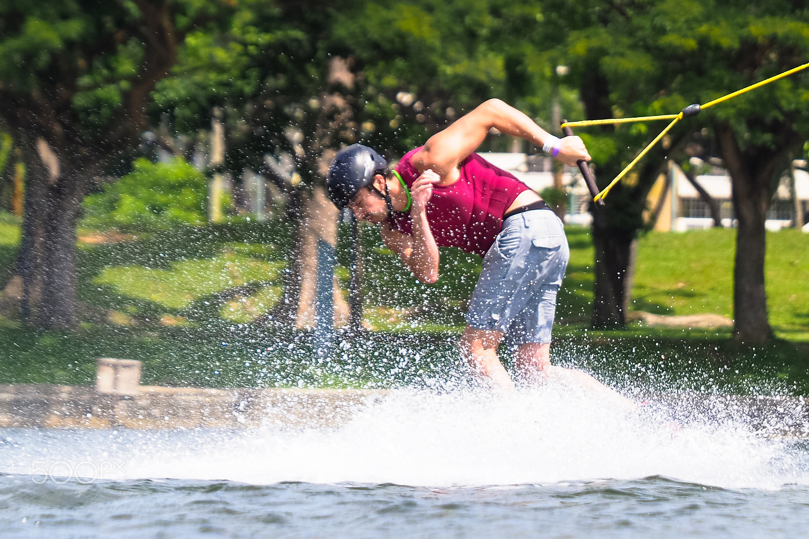 Olympus OM-D E-M1 Mark II + Olympus M.Zuiko Digital ED 40-150mm F2.8 Pro sample photo. Singapore wake park photography