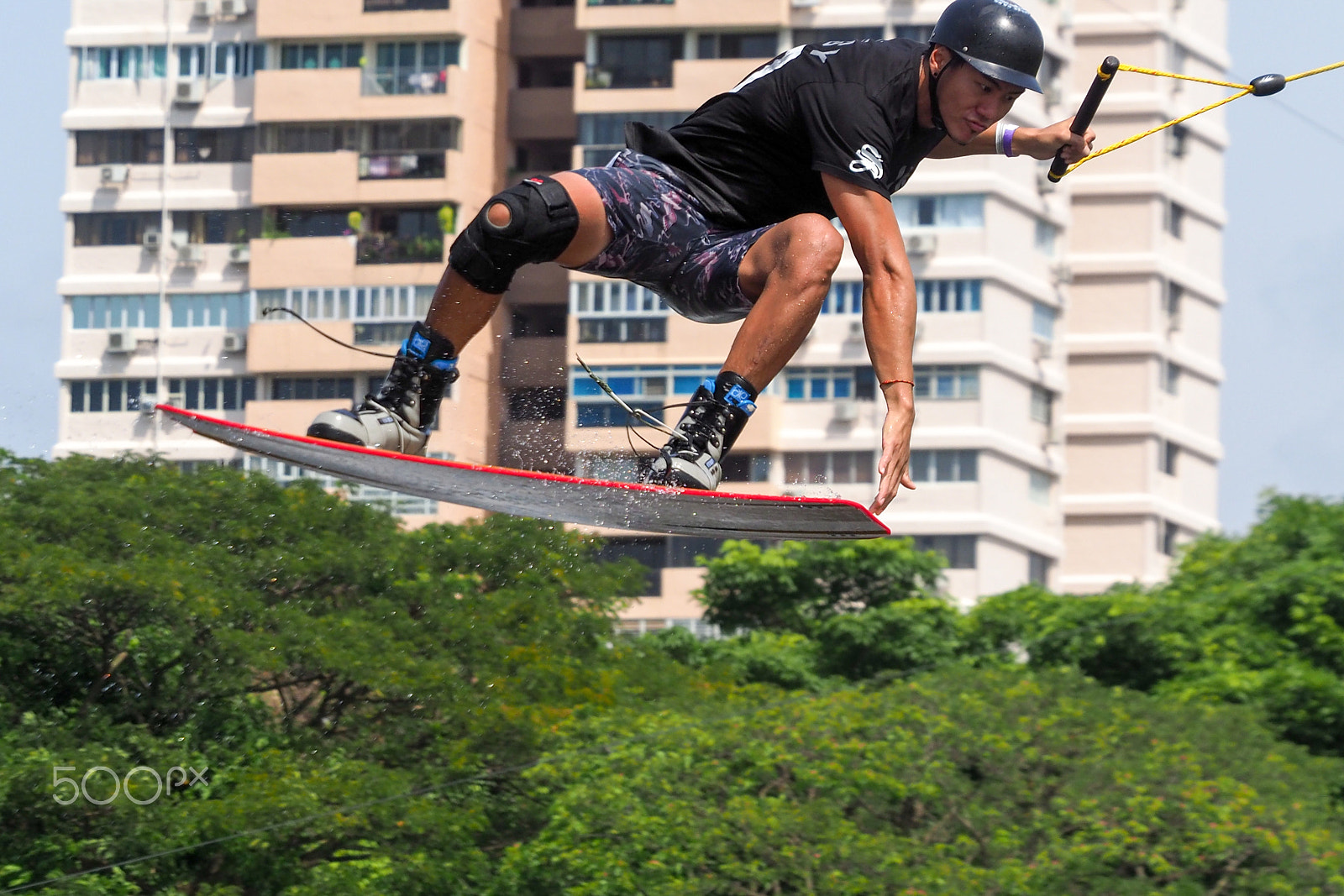 Olympus OM-D E-M1 Mark II + Olympus M.Zuiko Digital ED 40-150mm F2.8 Pro sample photo. Singapore wake park photography