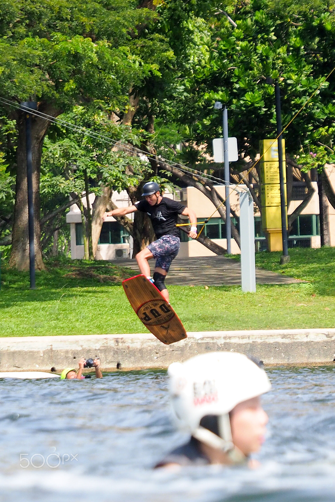 Olympus OM-D E-M1 Mark II + Olympus M.Zuiko Digital ED 40-150mm F2.8 Pro sample photo. Singapore wake park photography