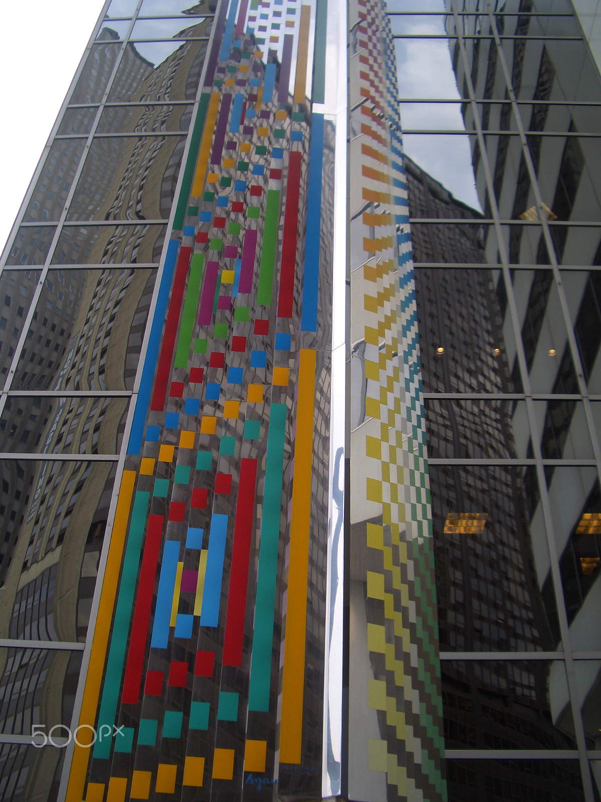 CASIO EX-Z55 sample photo. Building art chicago photography