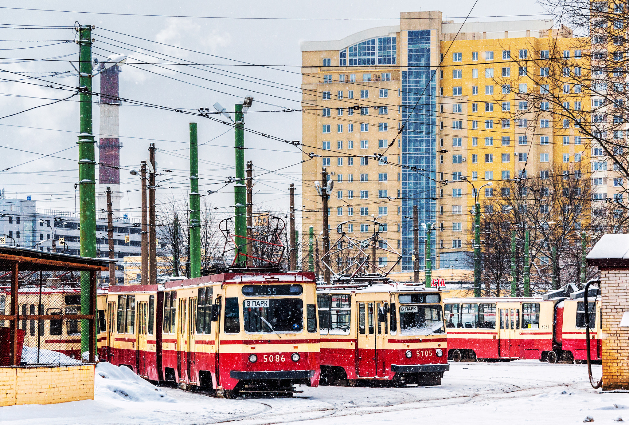 Canon EF-S 17-85mm F4-5.6 IS USM sample photo. Tram depot photography