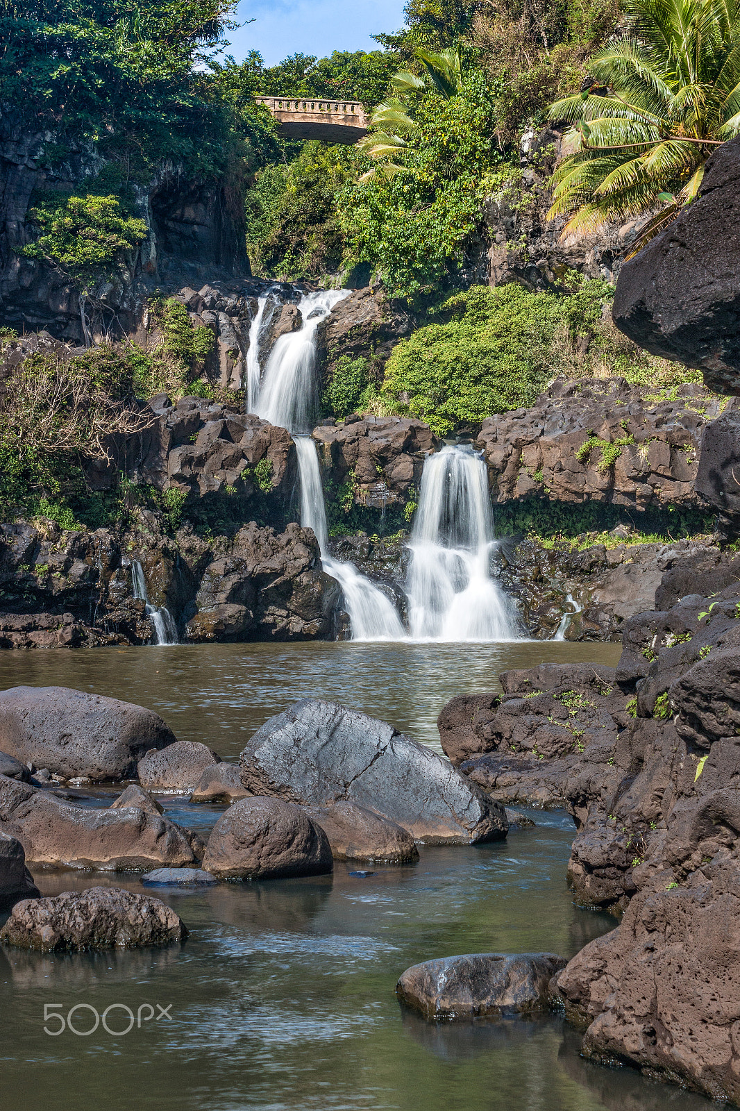 Canon EF-S 18-55mm F3.5-5.6 IS sample photo. Seven sacred pools photography