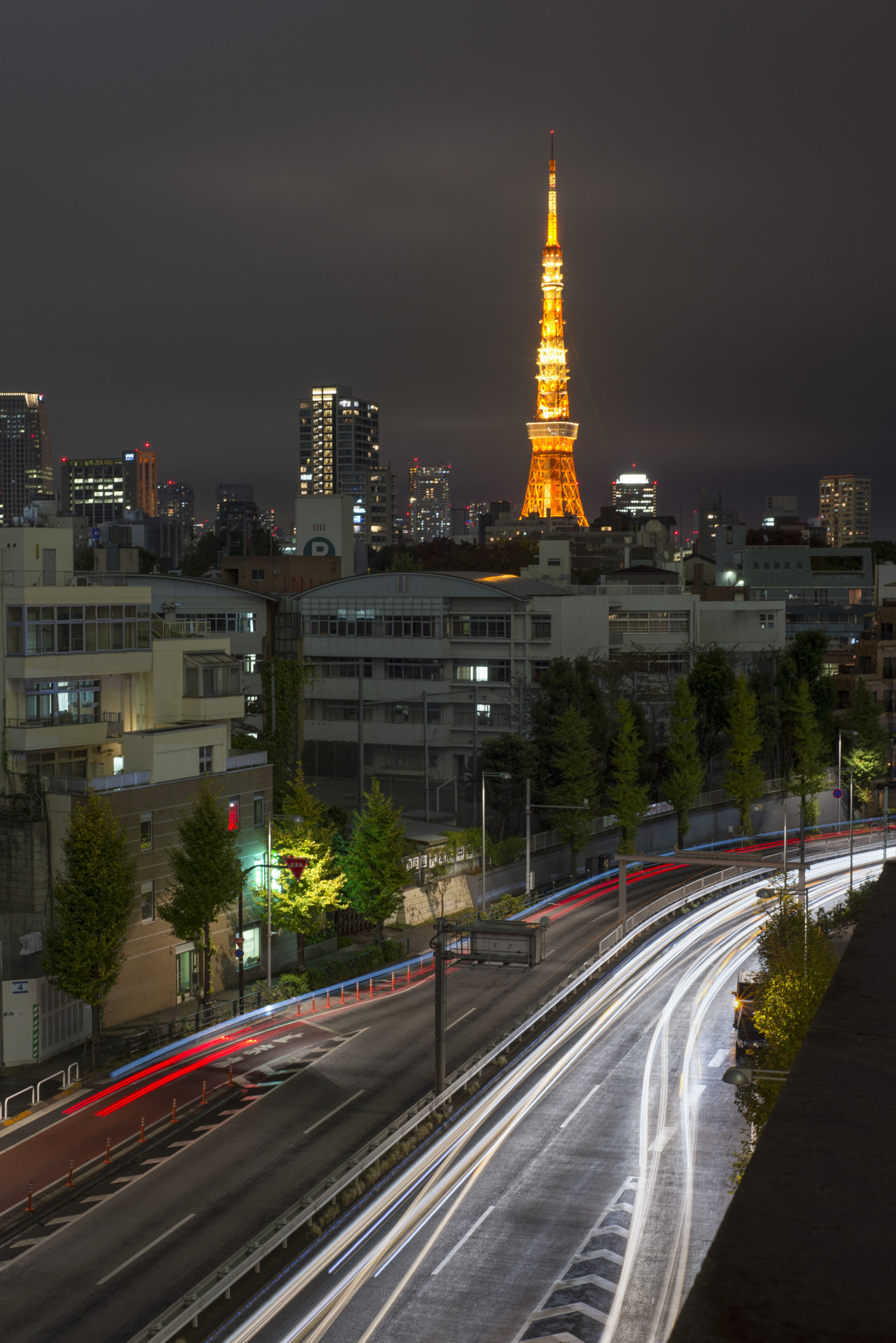 Nikon AF Nikkor 50mm F1.8D sample photo. Tokyotower photography