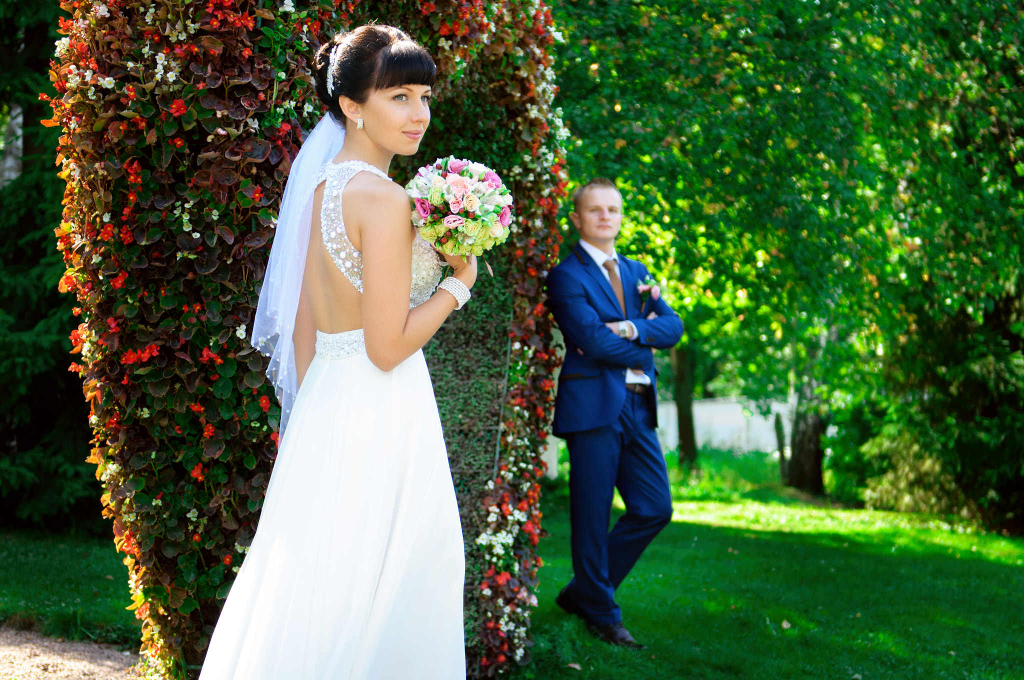Nikon AF-S Nikkor 24-70mm F2.8G ED sample photo. Bride photography
