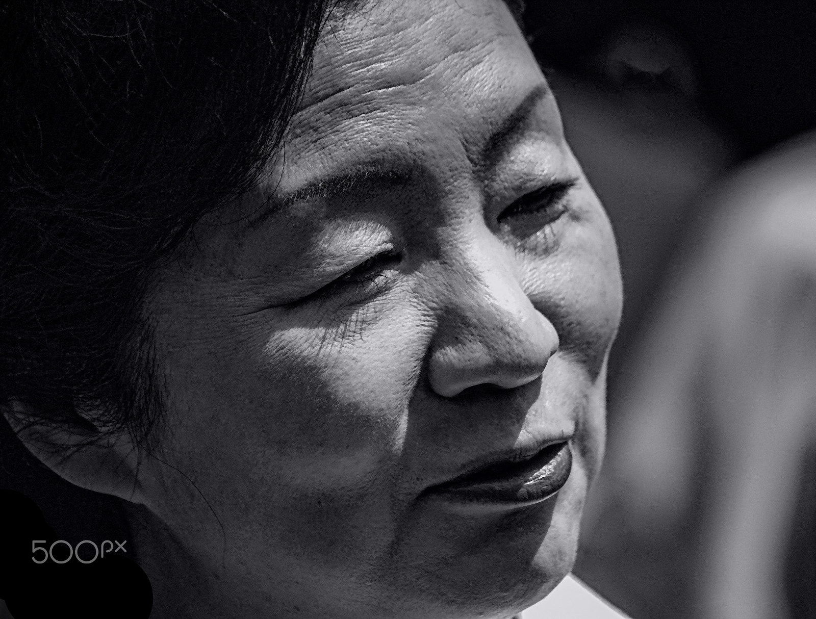 Canon EF-S 55-250mm F4-5.6 IS sample photo. Street portrait photography
