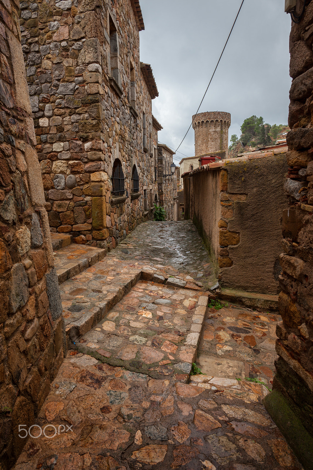Canon EF 24mm F2.8 IS USM sample photo. Medieval old town of tossa de mar photography