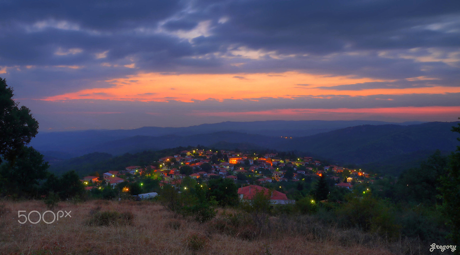 Panasonic Lumix DMC-G10 sample photo. Vertiskos village, before the dawn photography