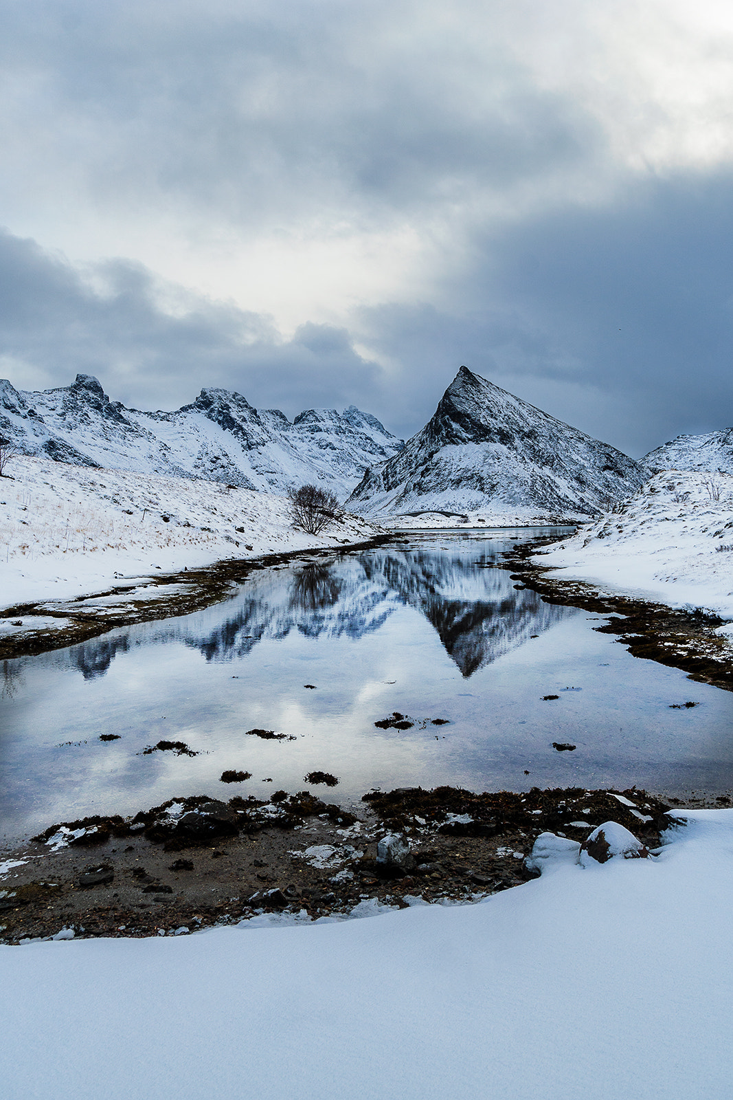 Sony a6500 sample photo. Mountain reflection photography