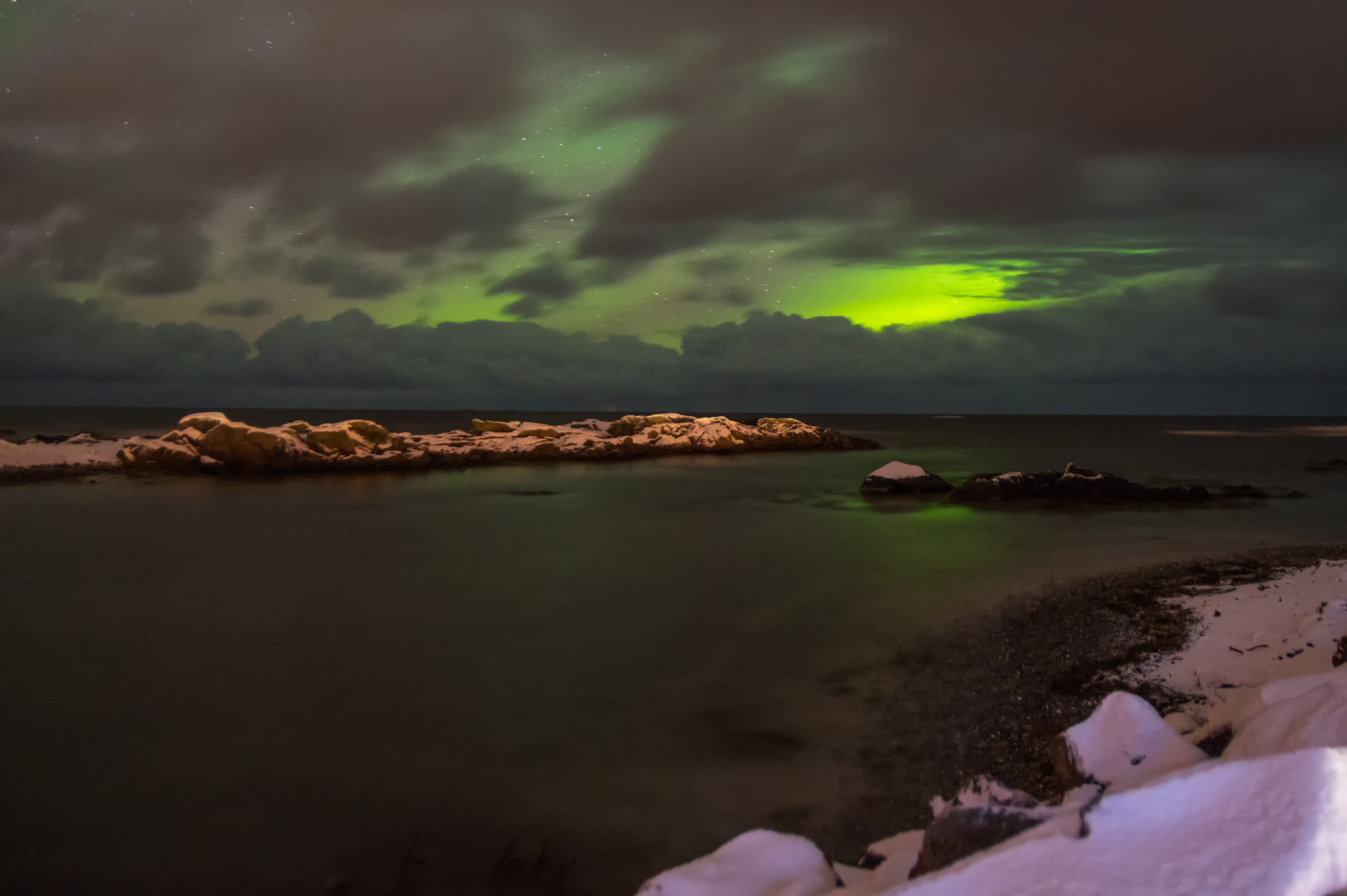 Sigma 17-50mm F2.8 EX DC HSM sample photo. Northern lights photography