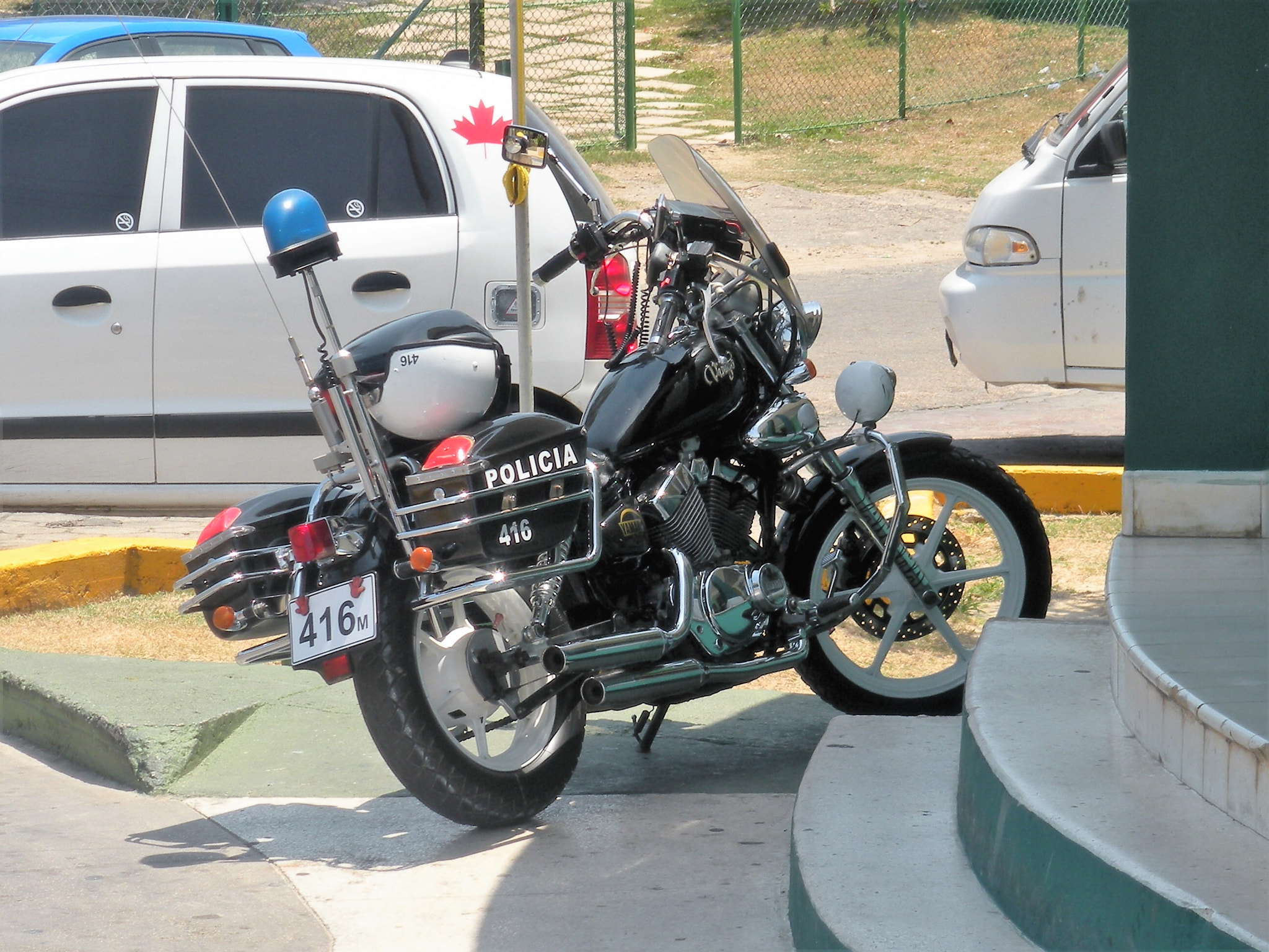 Nikon Coolpix S560 sample photo. Motorbike policia,cuba photography