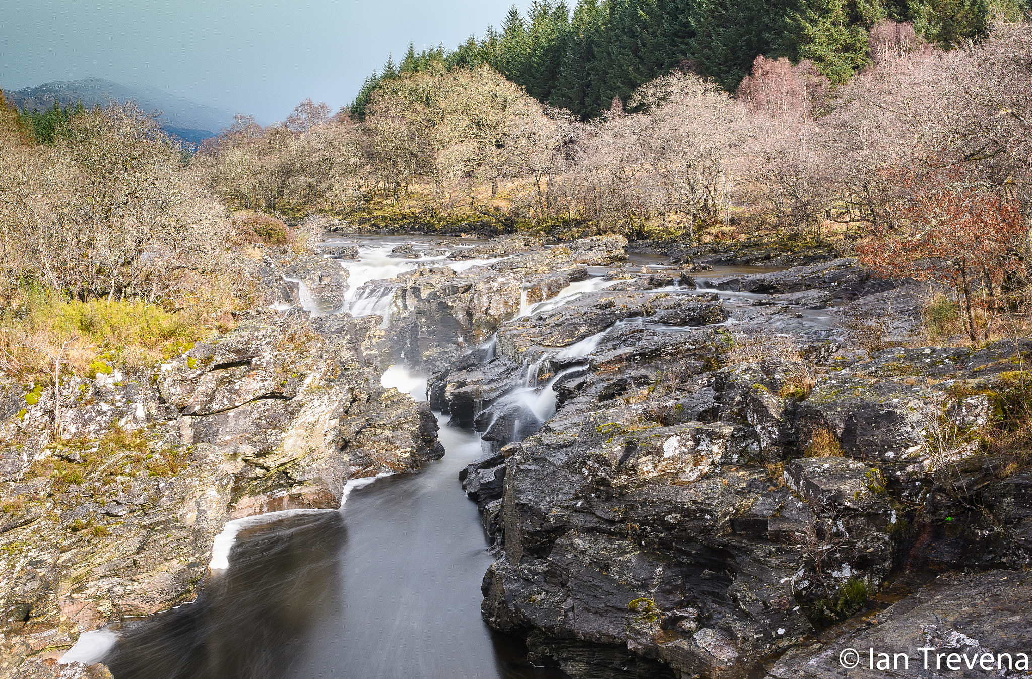 Tamron SP 24-70mm F2.8 Di VC USD sample photo. Eas urchaidh waterfall, river orchy photography