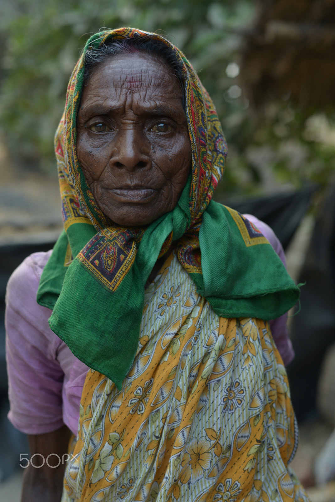 Nikon D800E + Nikon AF Nikkor 50mm F1.4D sample photo. Tribal old woman portrait photography photography