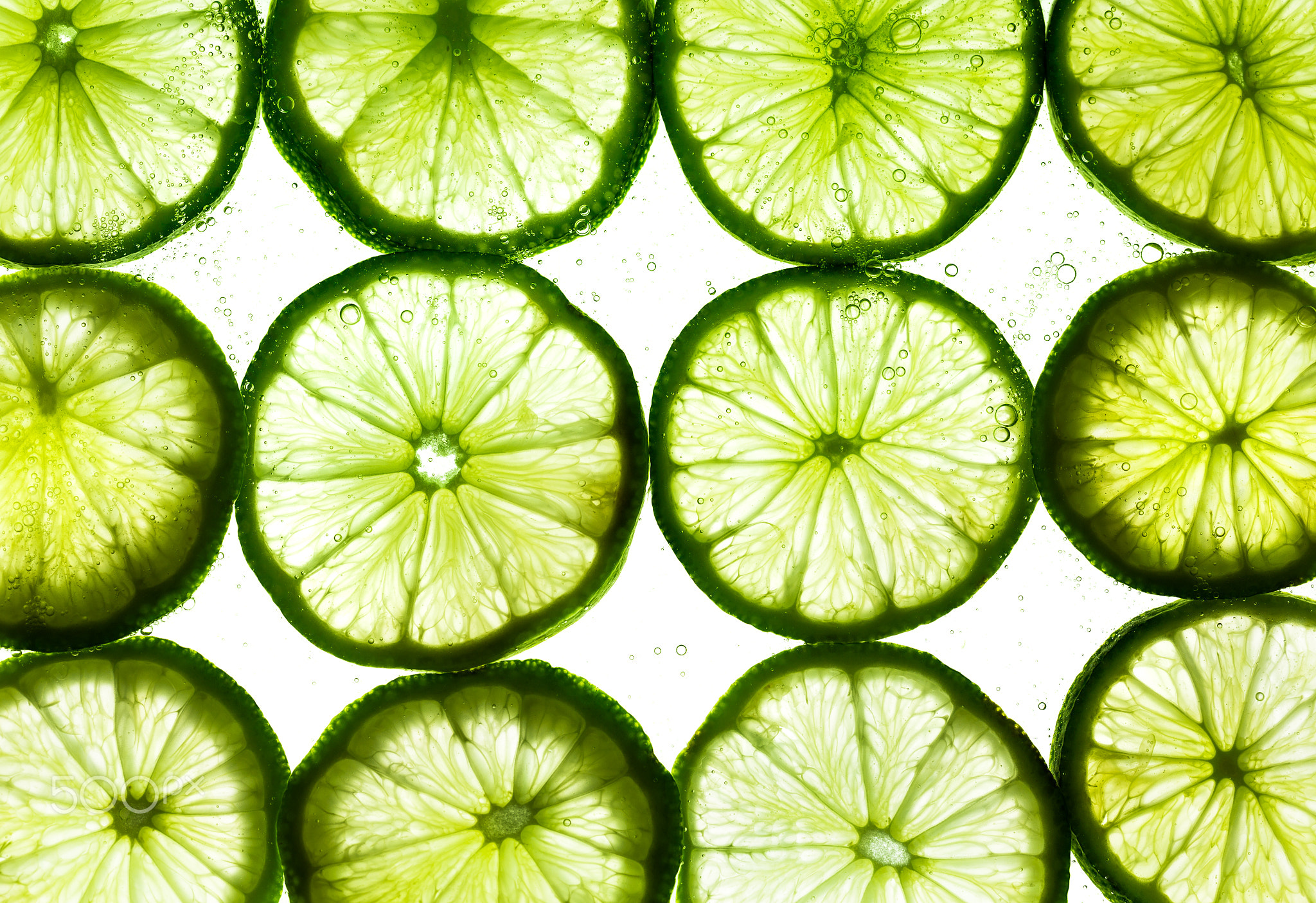 slices of limes