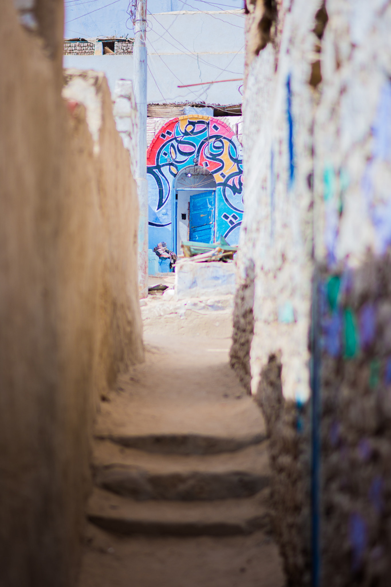 Nikon D7200 + Nikon AF-S Nikkor 85mm F1.8G sample photo. The door in the nubian village photography