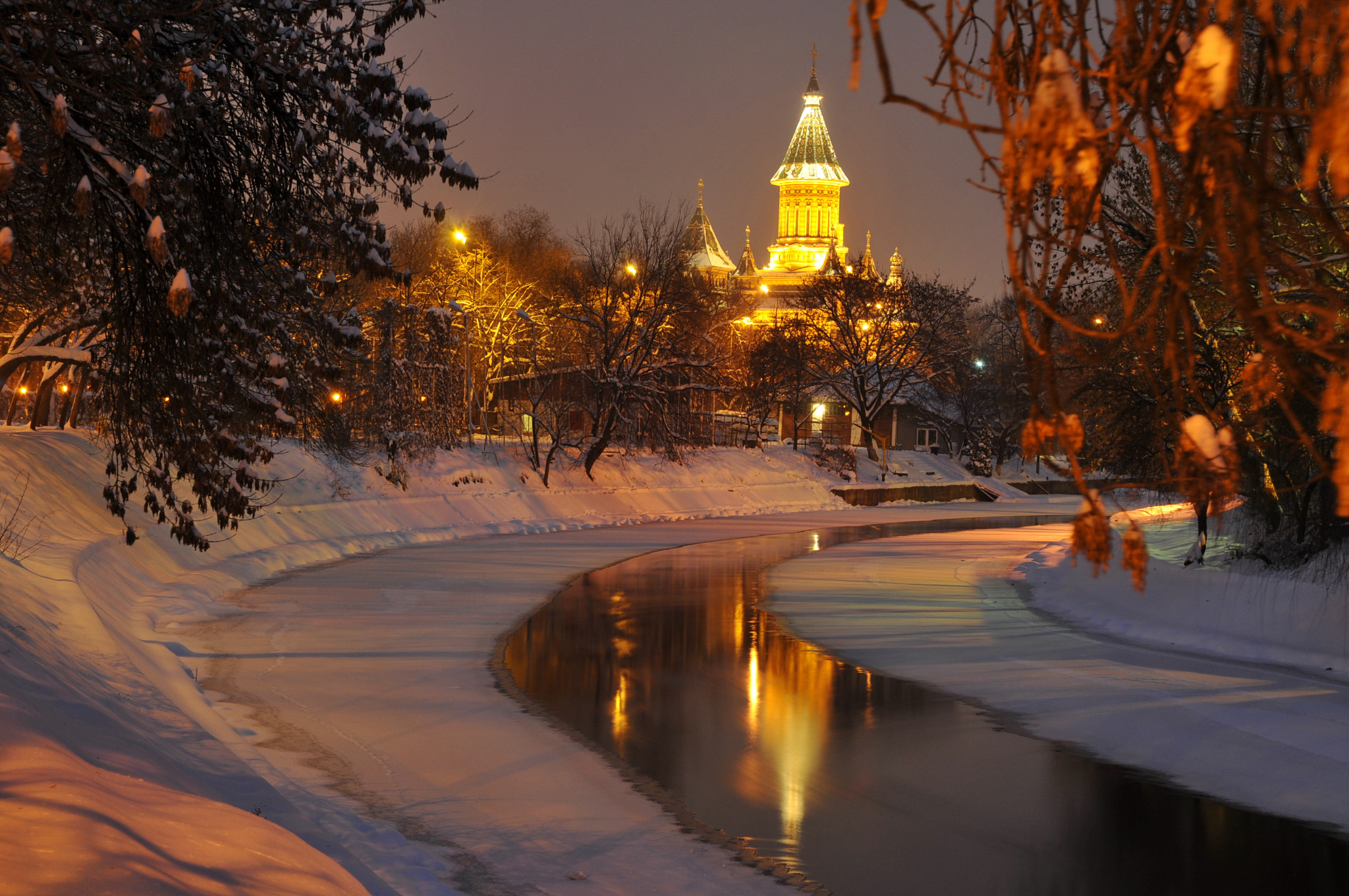 Nikon D300S sample photo. Timisoara  , bega chanell winter photography