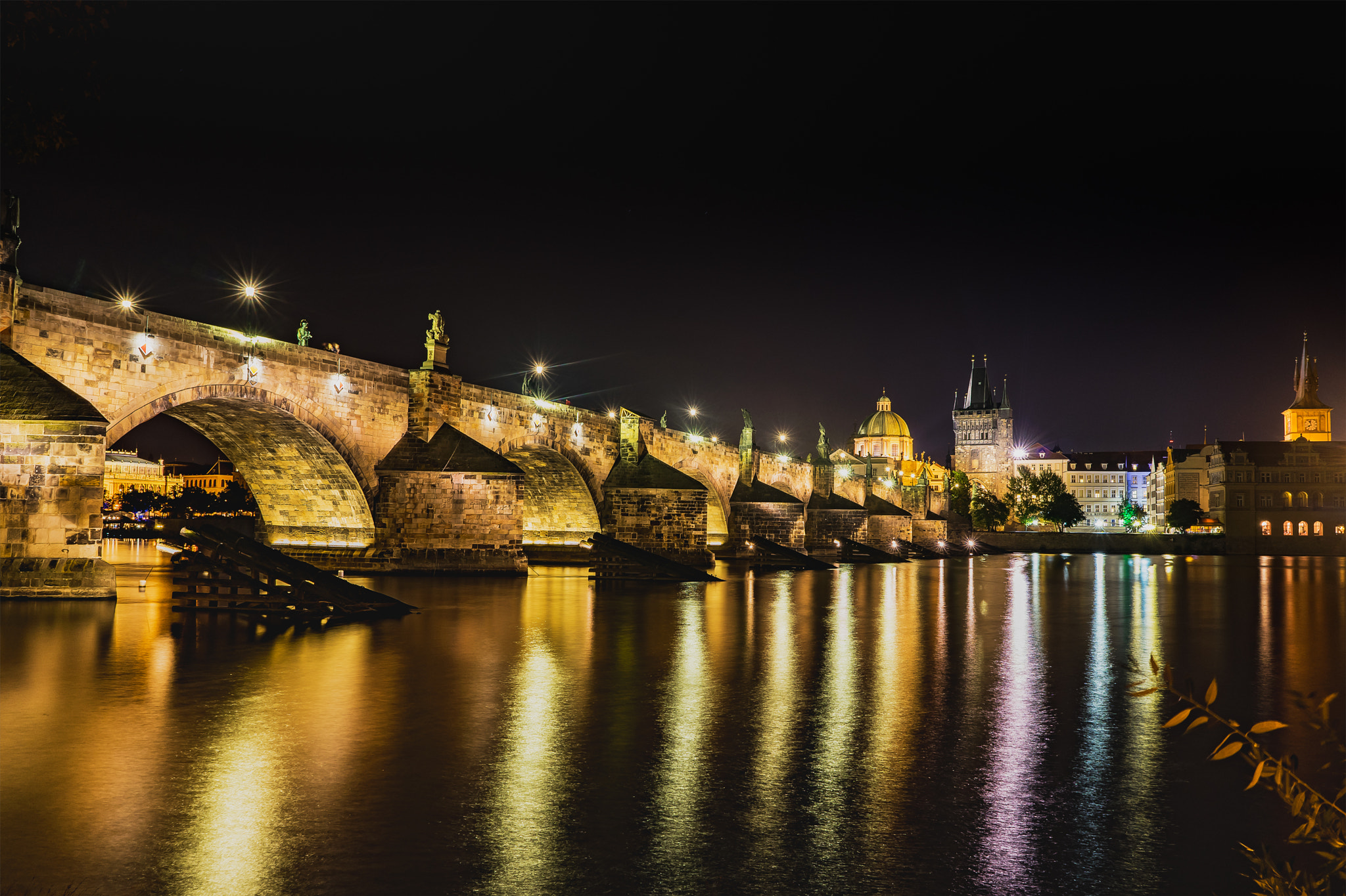 Sony a7 II sample photo. Prague bridge photography