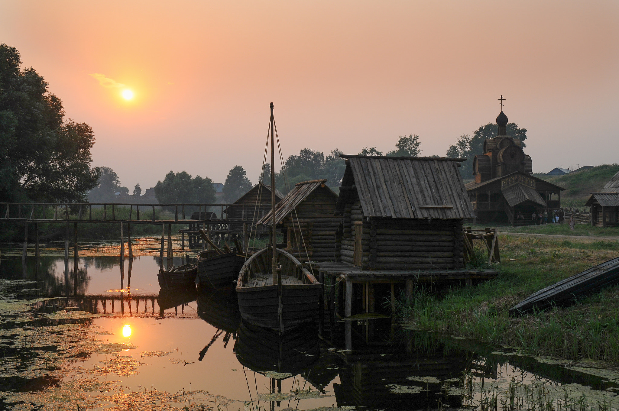 Nikon D300 sample photo. The old  village photography