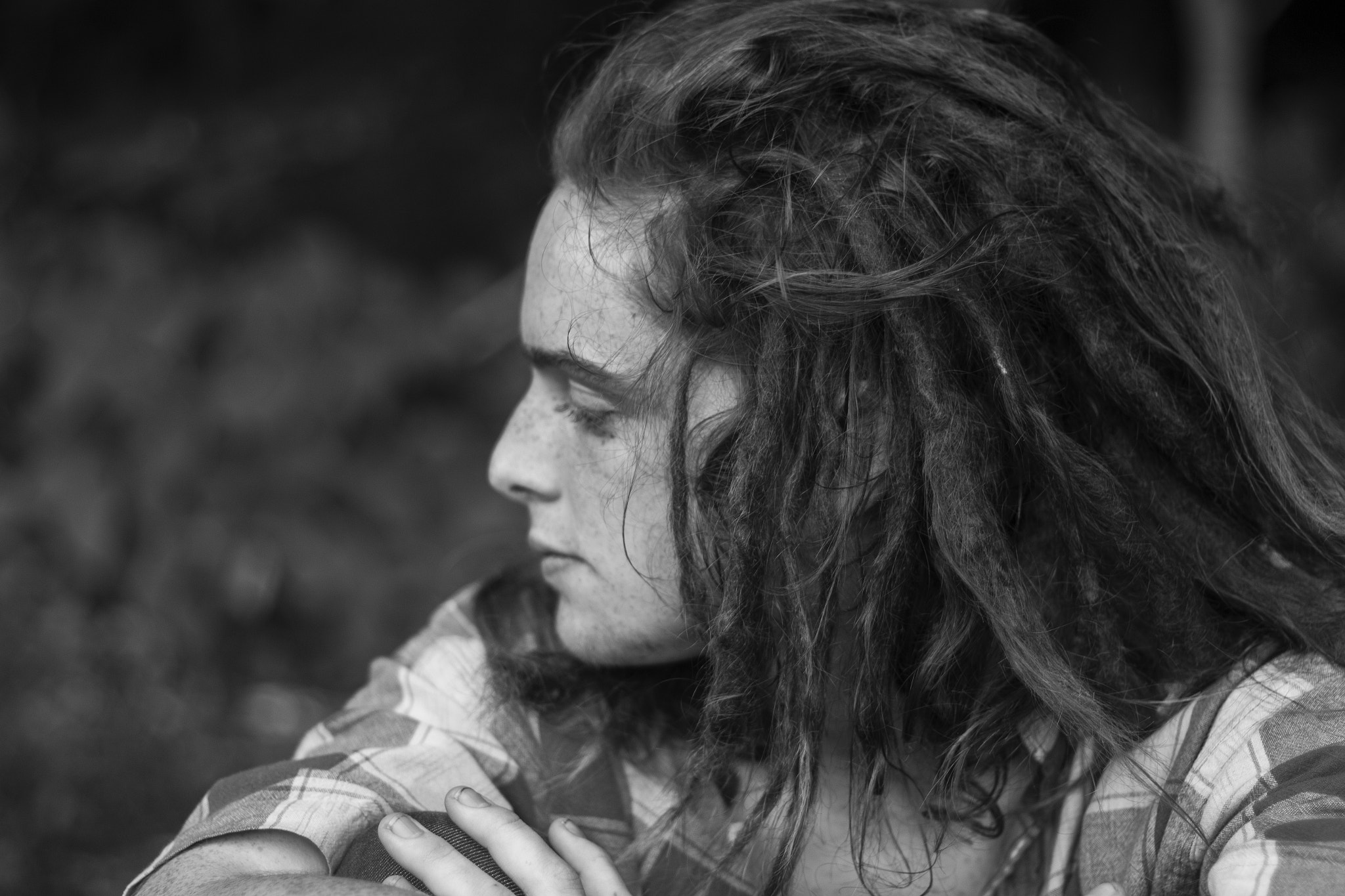 Canon EOS 100D (EOS Rebel SL1 / EOS Kiss X7) sample photo. Dark dreads photography