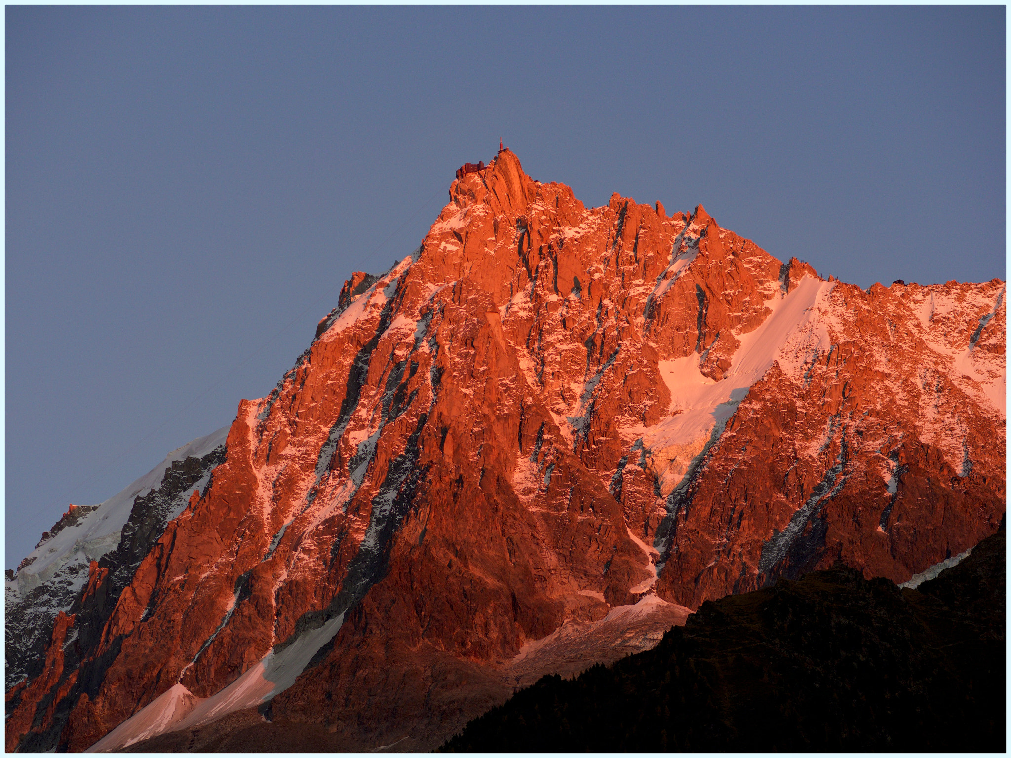 Olympus OM-D E-M5 sample photo. Aiguille du midi photography