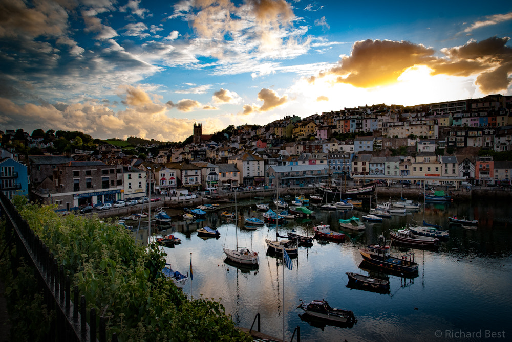 Nikon D40X sample photo. Brixham harbour photography