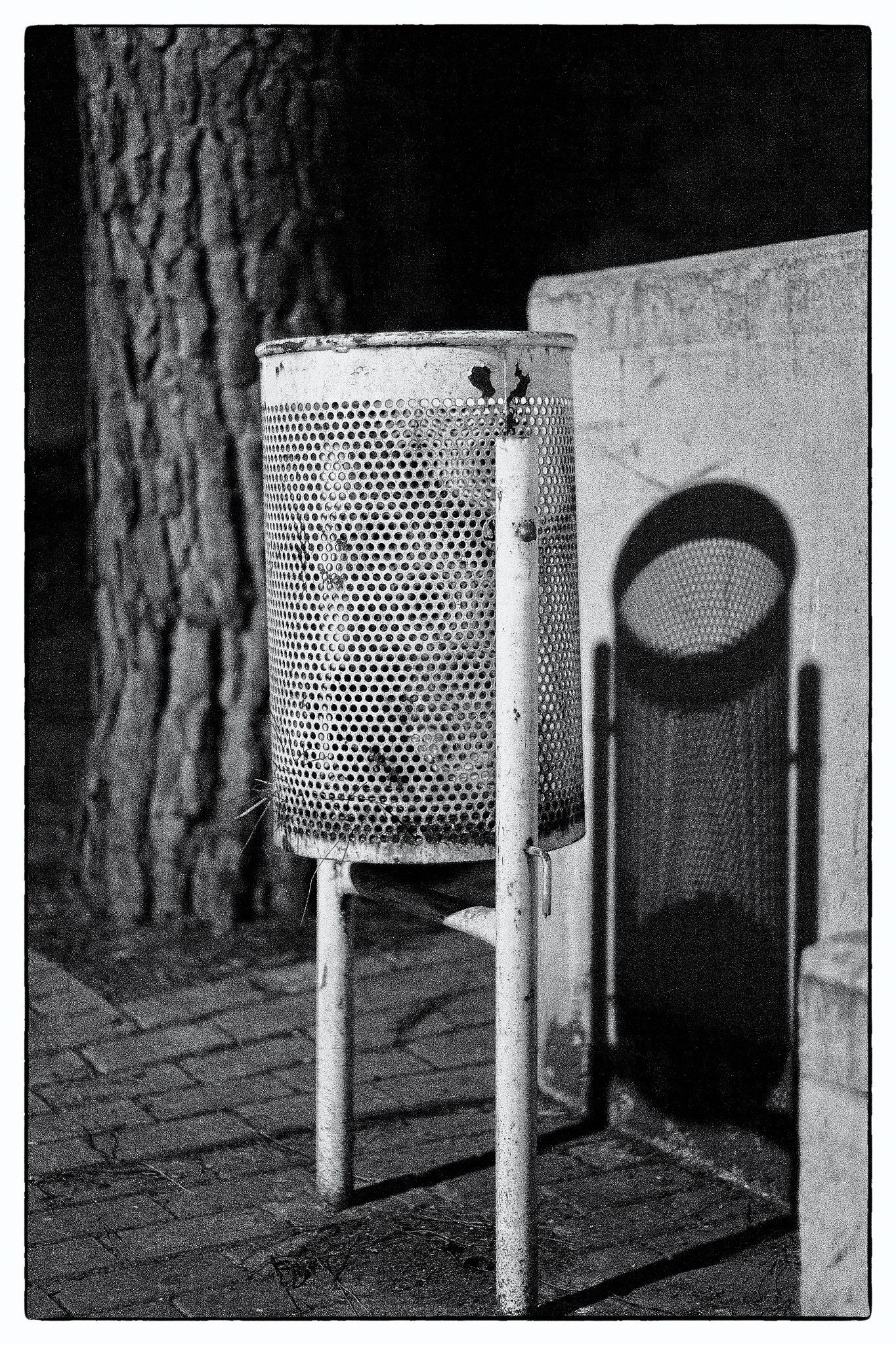 Sony a7 sample photo. Trash can photography