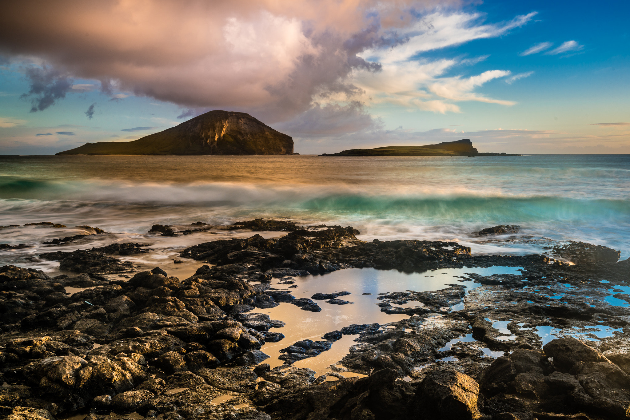 Canon EF 16-35mm F2.8L II USM sample photo. Makapu'u beach rabbit island. photography