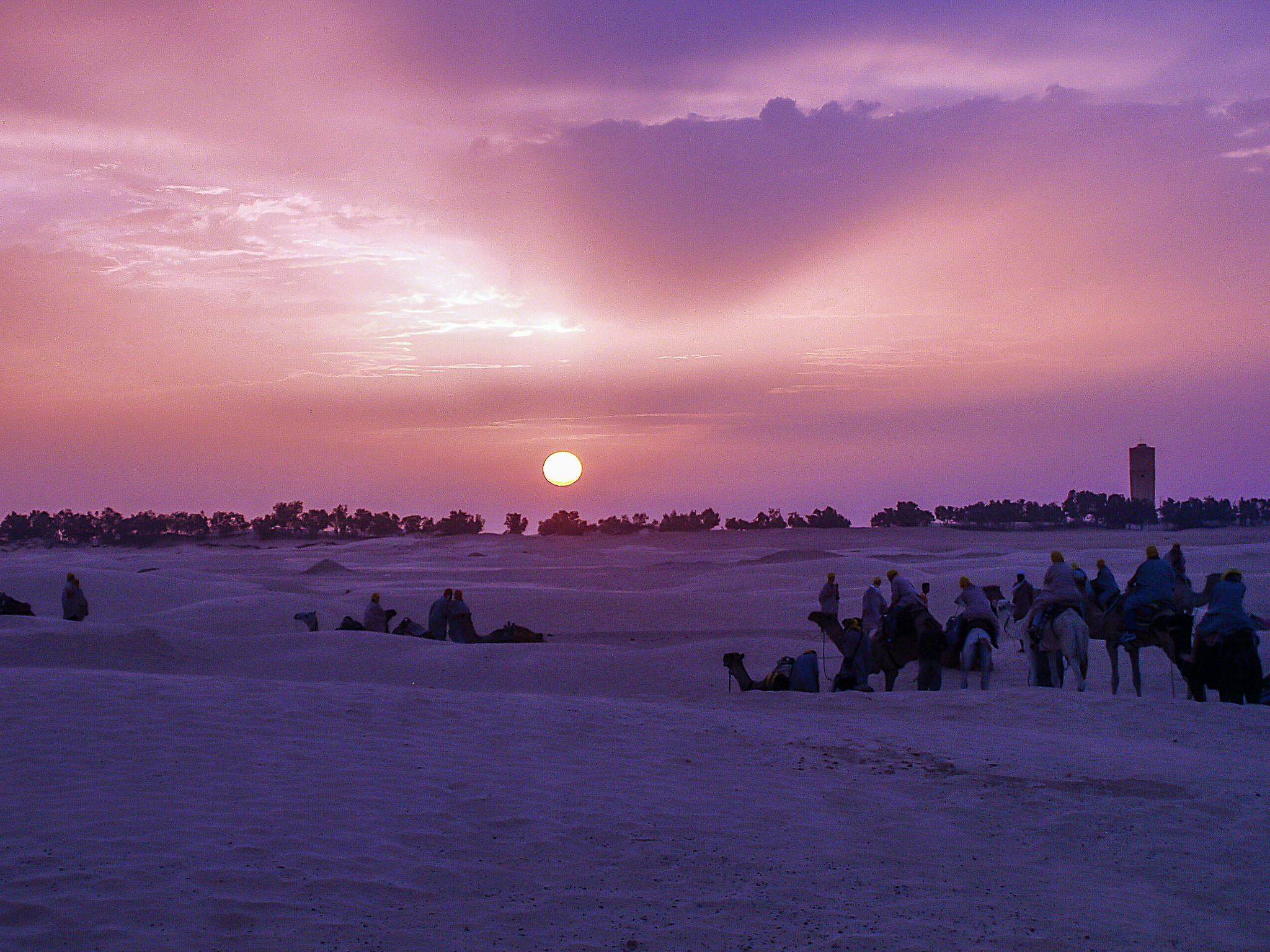 Olympus C-5000Z sample photo. Sunset in the desert. photography