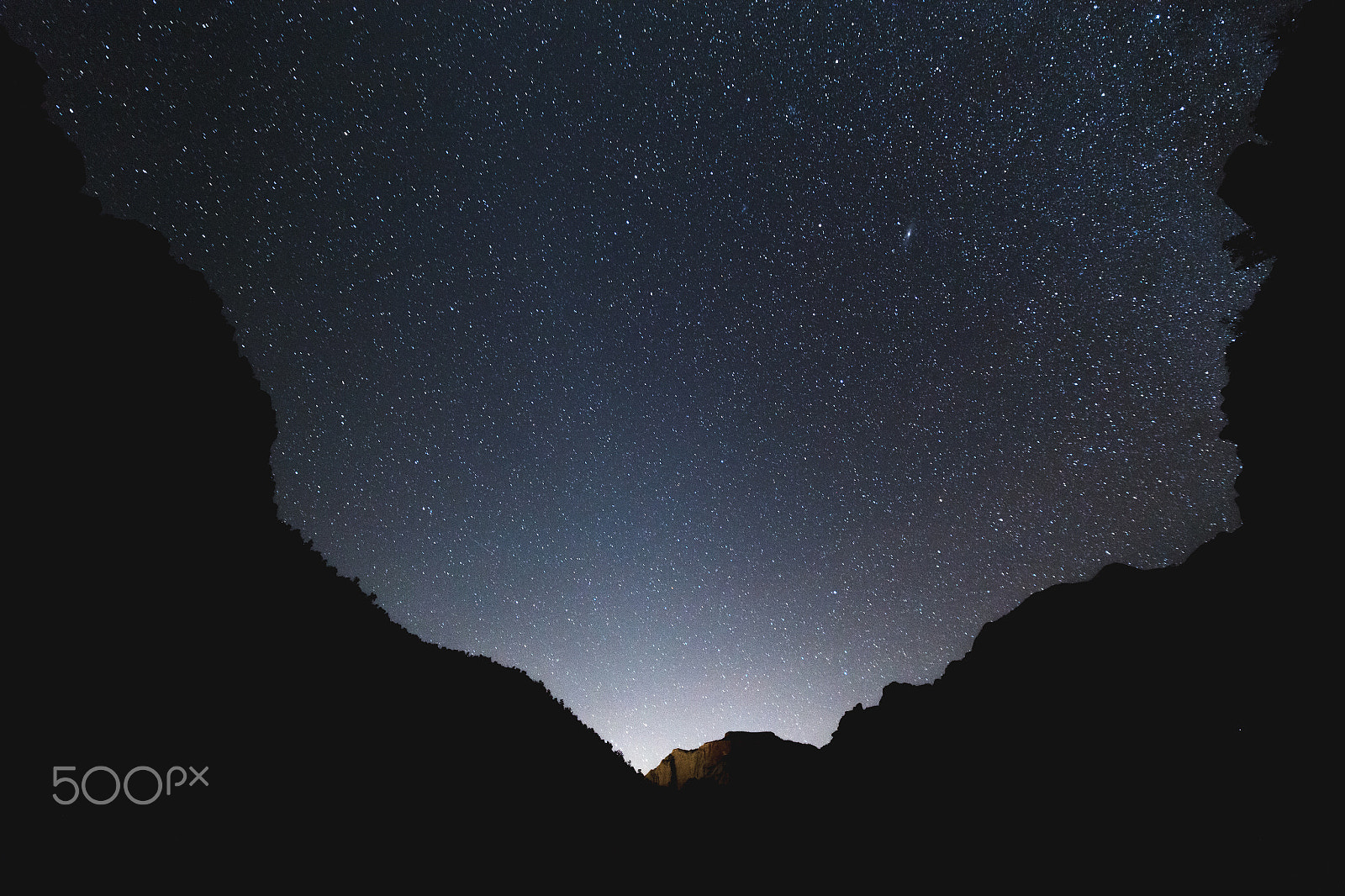 Canon EOS 6D sample photo. Stars and silhouettes in zion national park photography