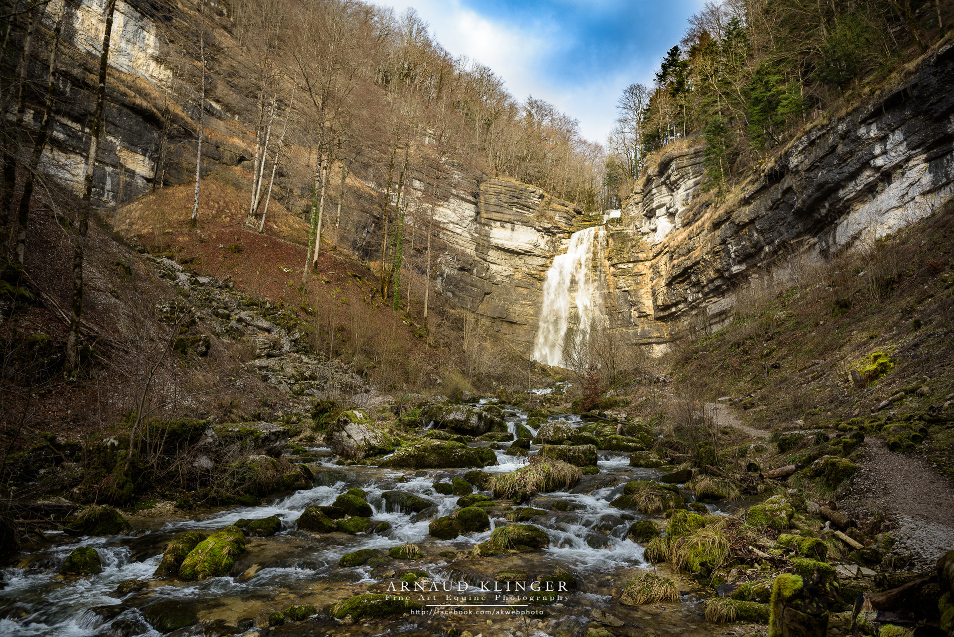 Nikon D810 sample photo. Cascades du hérisson, jura - france photography