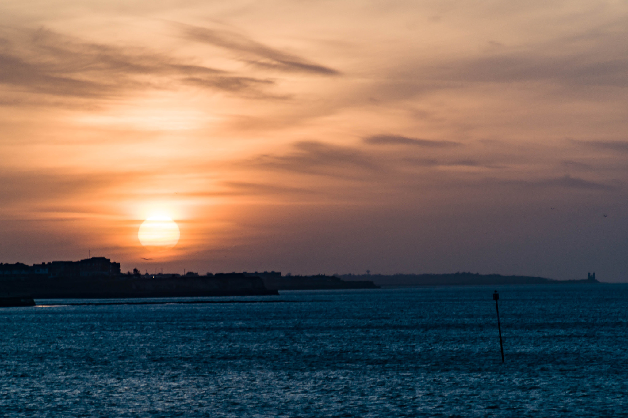 Minolta AF 100-300mm F4.5-5.6 sample photo. Sunset margate photography