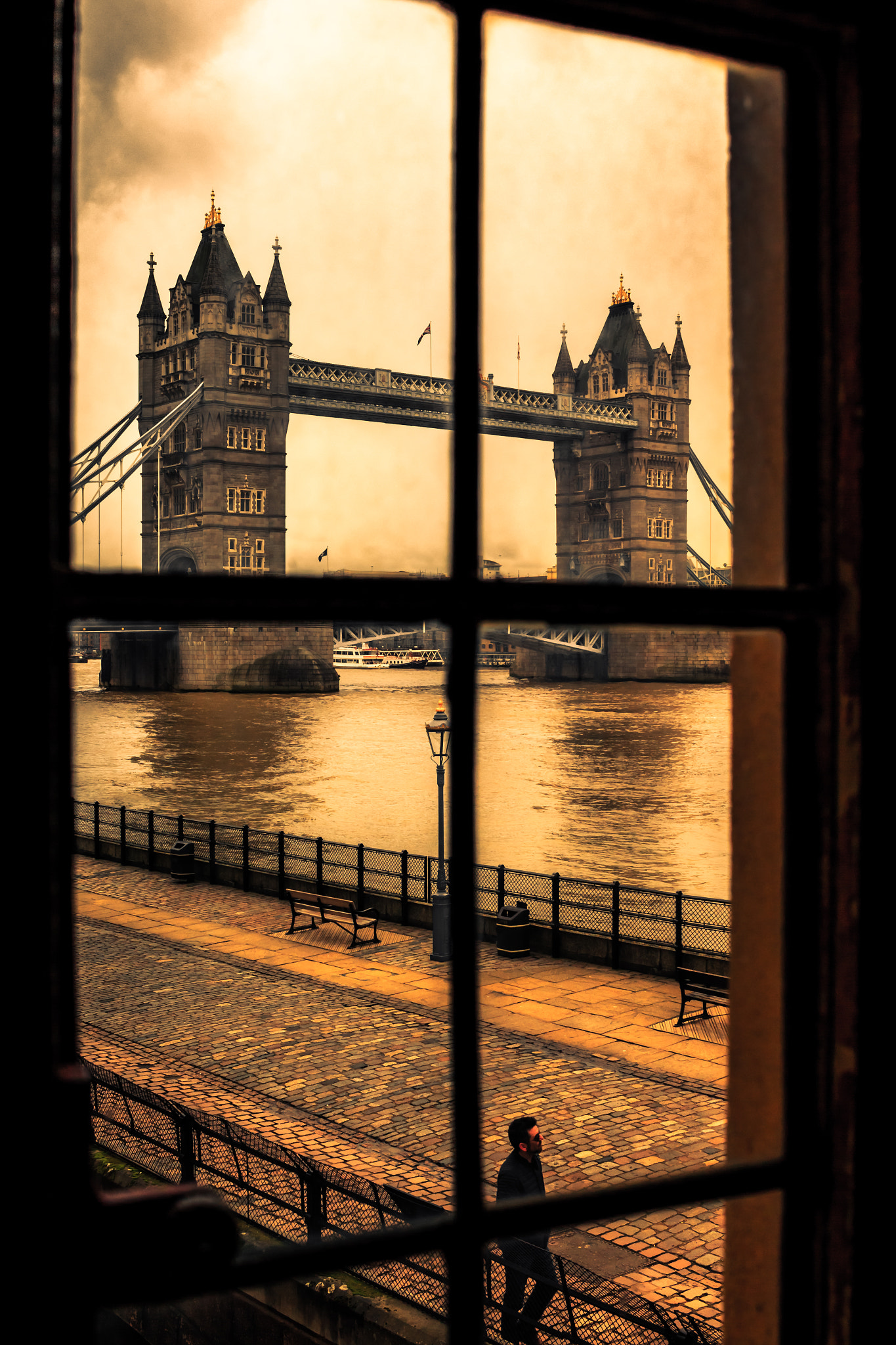 Canon EF-S 24mm F2.8 STM sample photo. Through a tower window photography