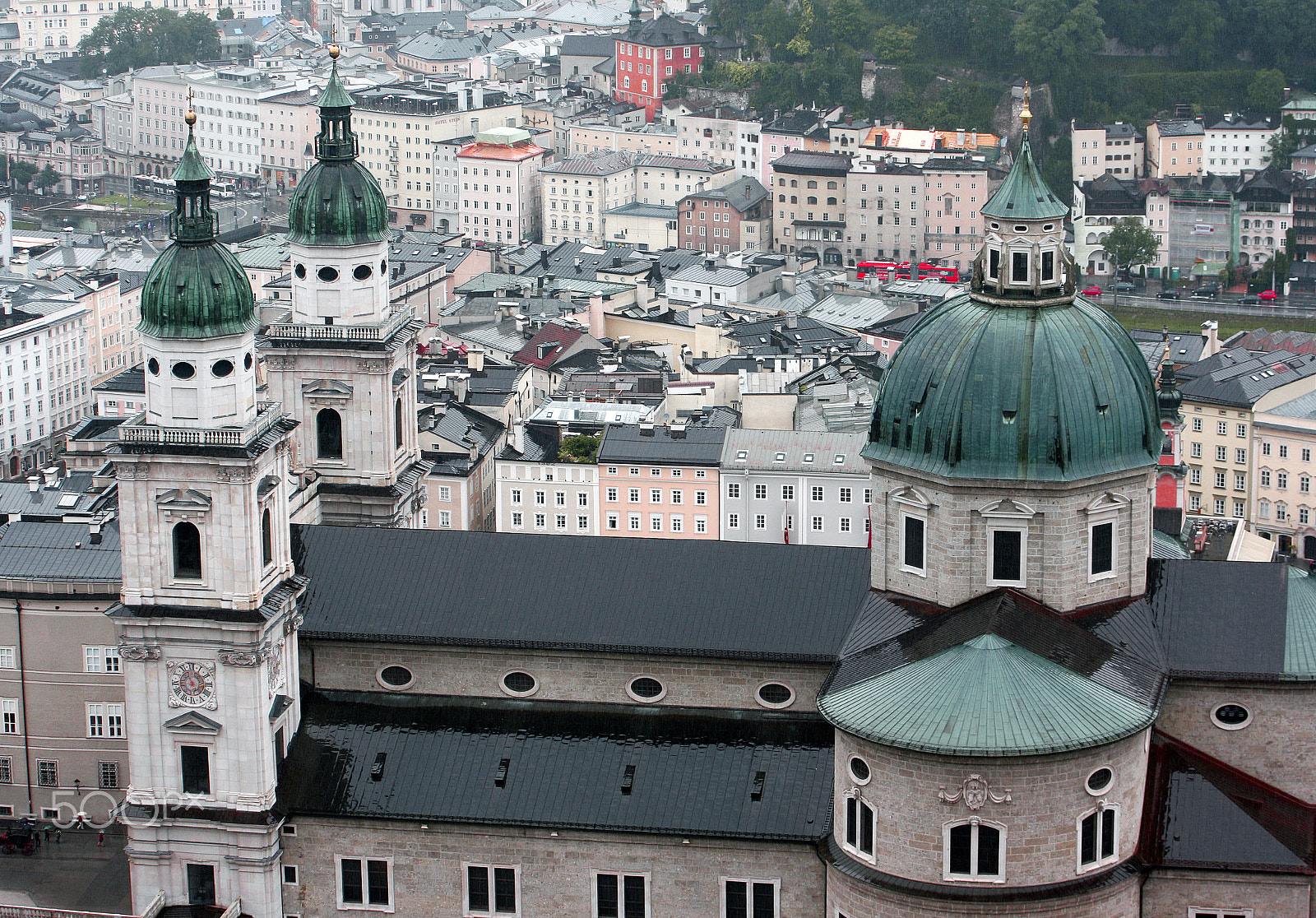 Canon EF 55-200mm F4.5-5.6 II USM sample photo. Rain in salzburg photography