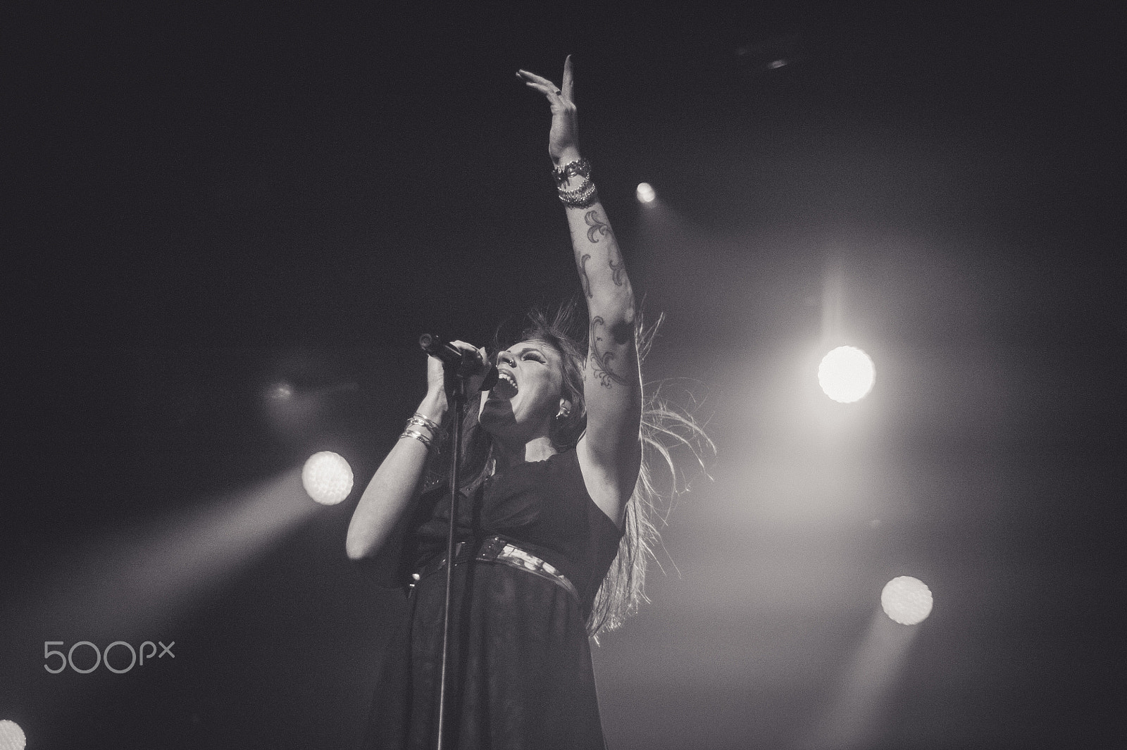 Nikon D700 + Nikon AF Nikkor 50mm F1.8D sample photo. Nightwish live photography