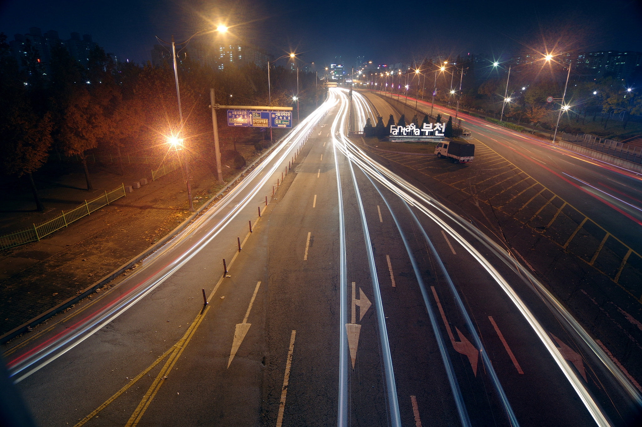 Pentax K-3 sample photo. Highway_nighttracking photography