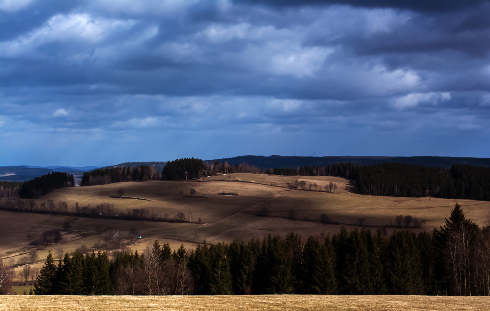 Nikon AF-S Nikkor 50mm F1.4G sample photo. A stormy blue photography